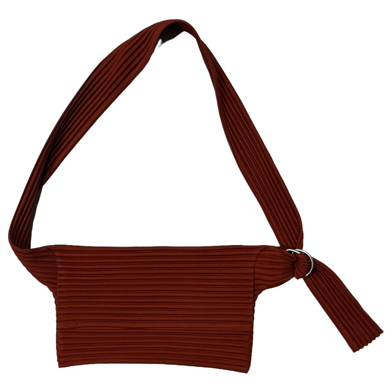 PLEATS PLEASE(プリーツプリーズ) pleated shoulder bag プリーツ ショルダーバッグ PP94-AG591 ブリックカラー(レンガ色)