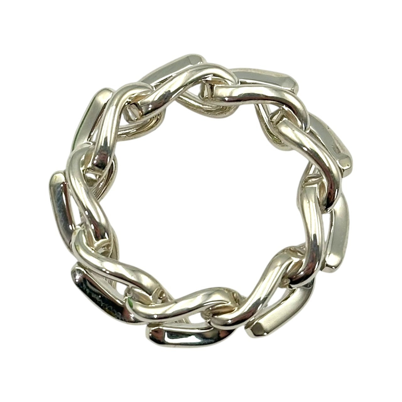 TIFFANY & CO.(ティファニー) Forge Link Ring フォージ リンク リング 19号 シルバー
