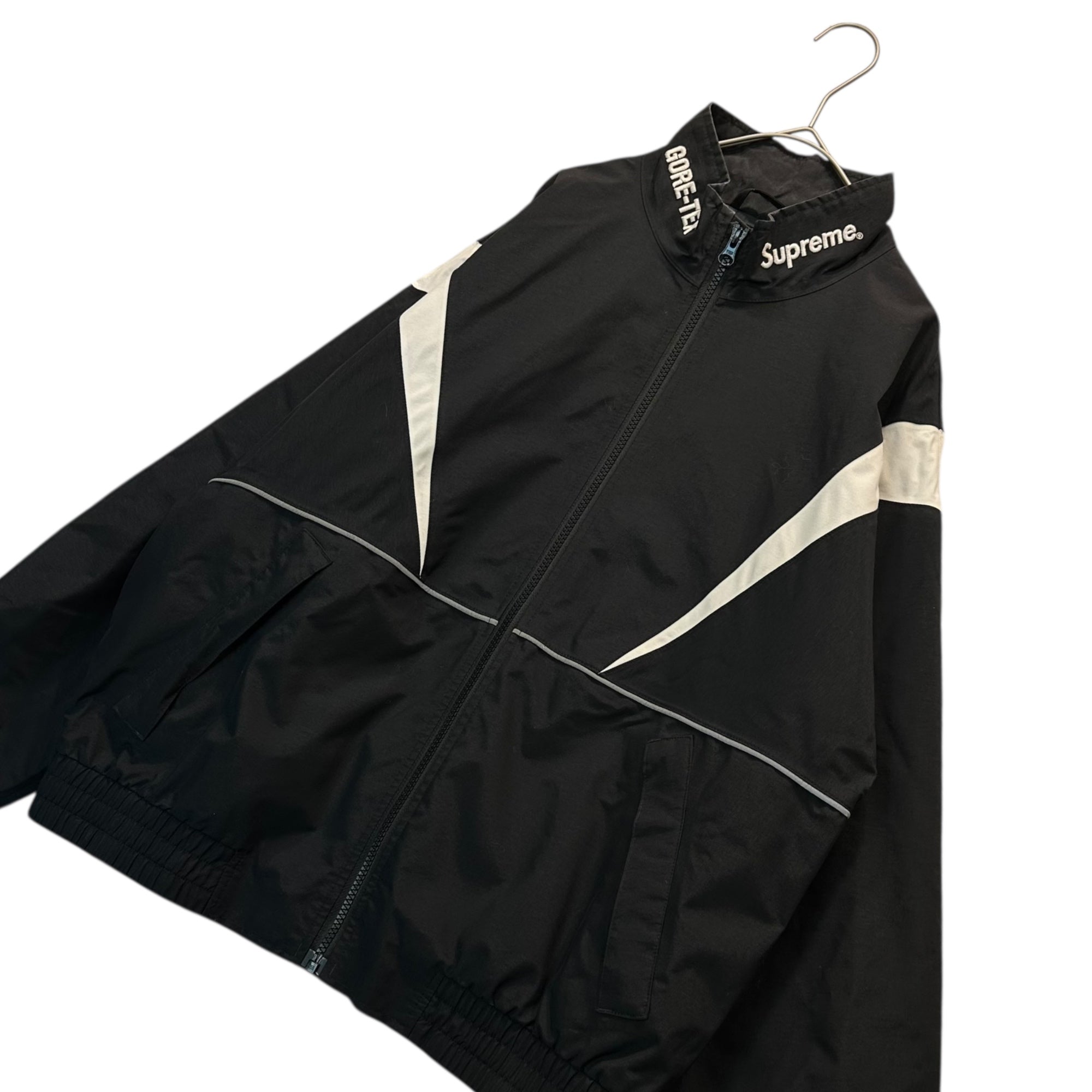 SUPREME(シュプリーム) 19SS GORE-TEX Court Jacket ゴアテックス コート ジャケット  S ブラック ロゴ ナイロン トラック