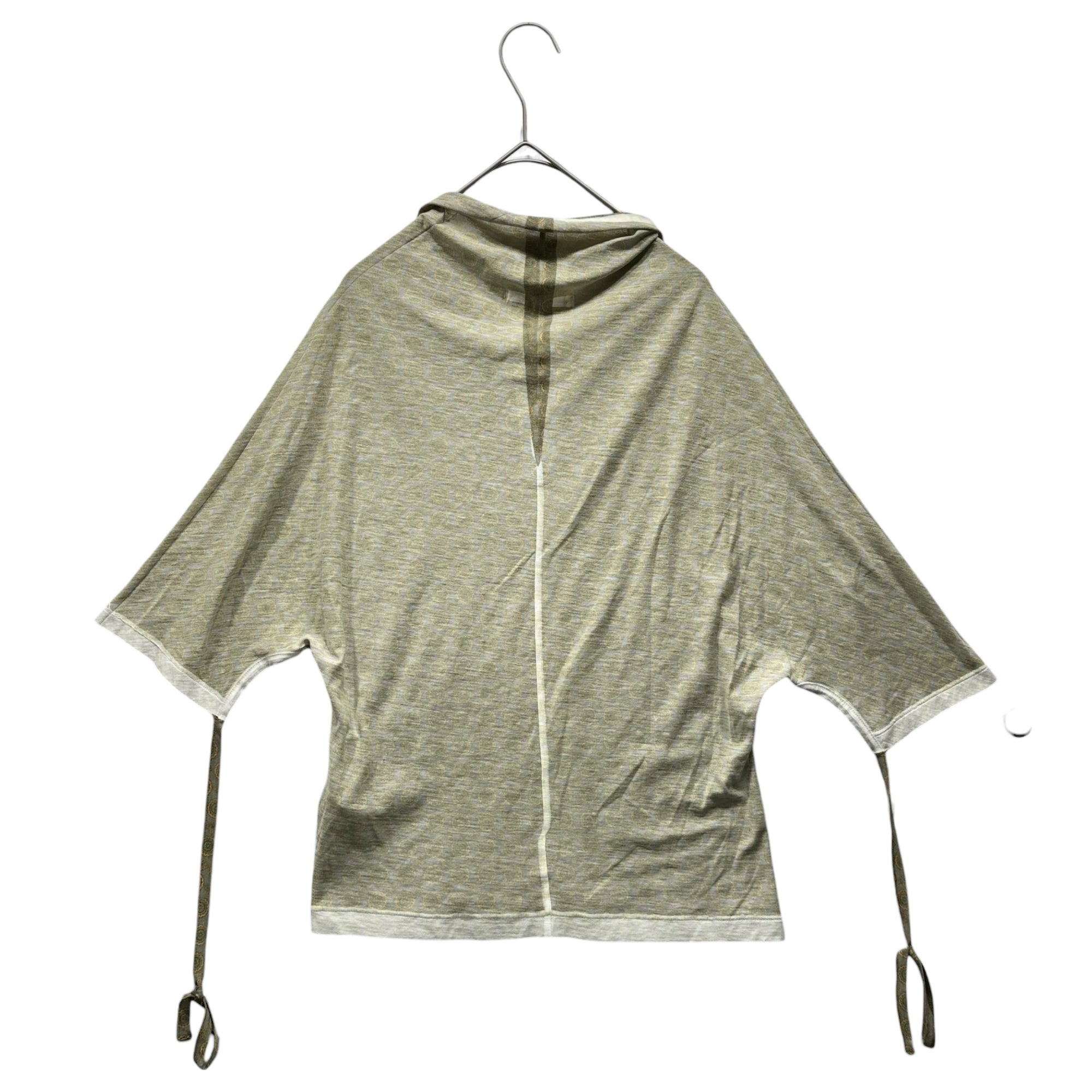 Y's(ワイズ) Inside-Out Komon H/S Top インサイドアウト 小紋柄 ハーフスリーブ カットソー YX-T54-972 3(L程度) グリーン