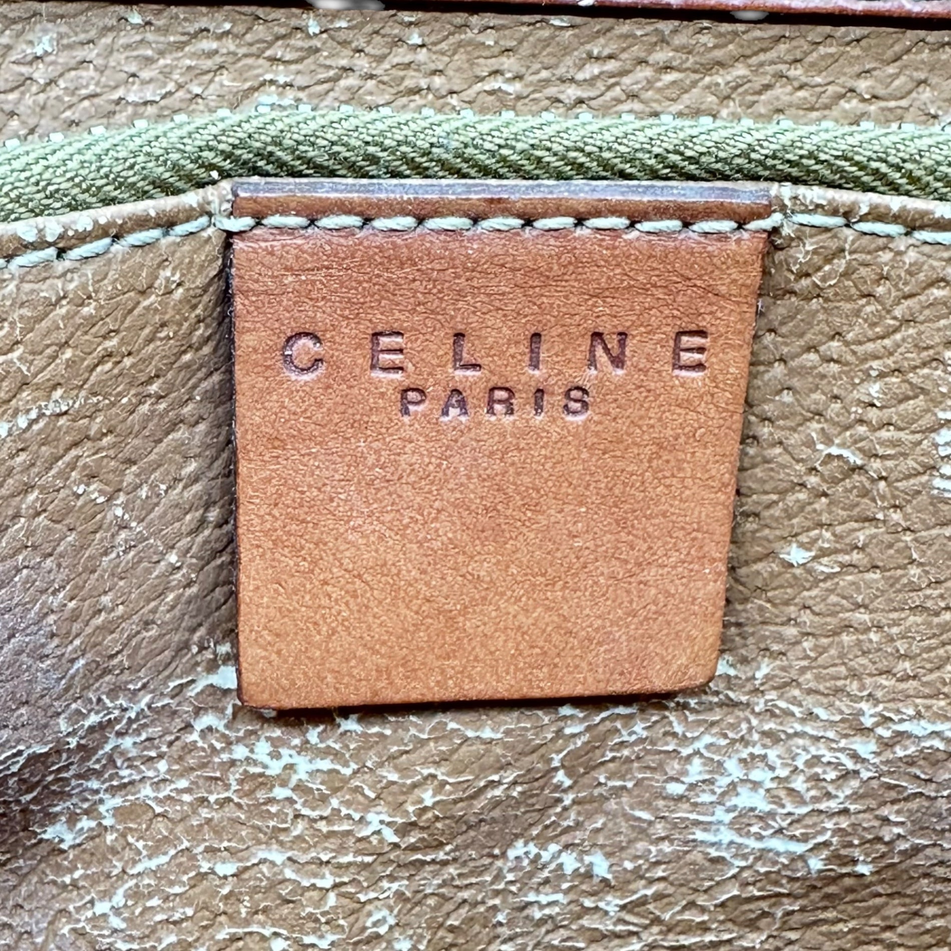 CELINE(セリーヌ) 2WAY macadam pattern shoulder bag マカダム柄 ショルダー バッグ MC98/2 ブラウン ヴィンテージ OLD オールド