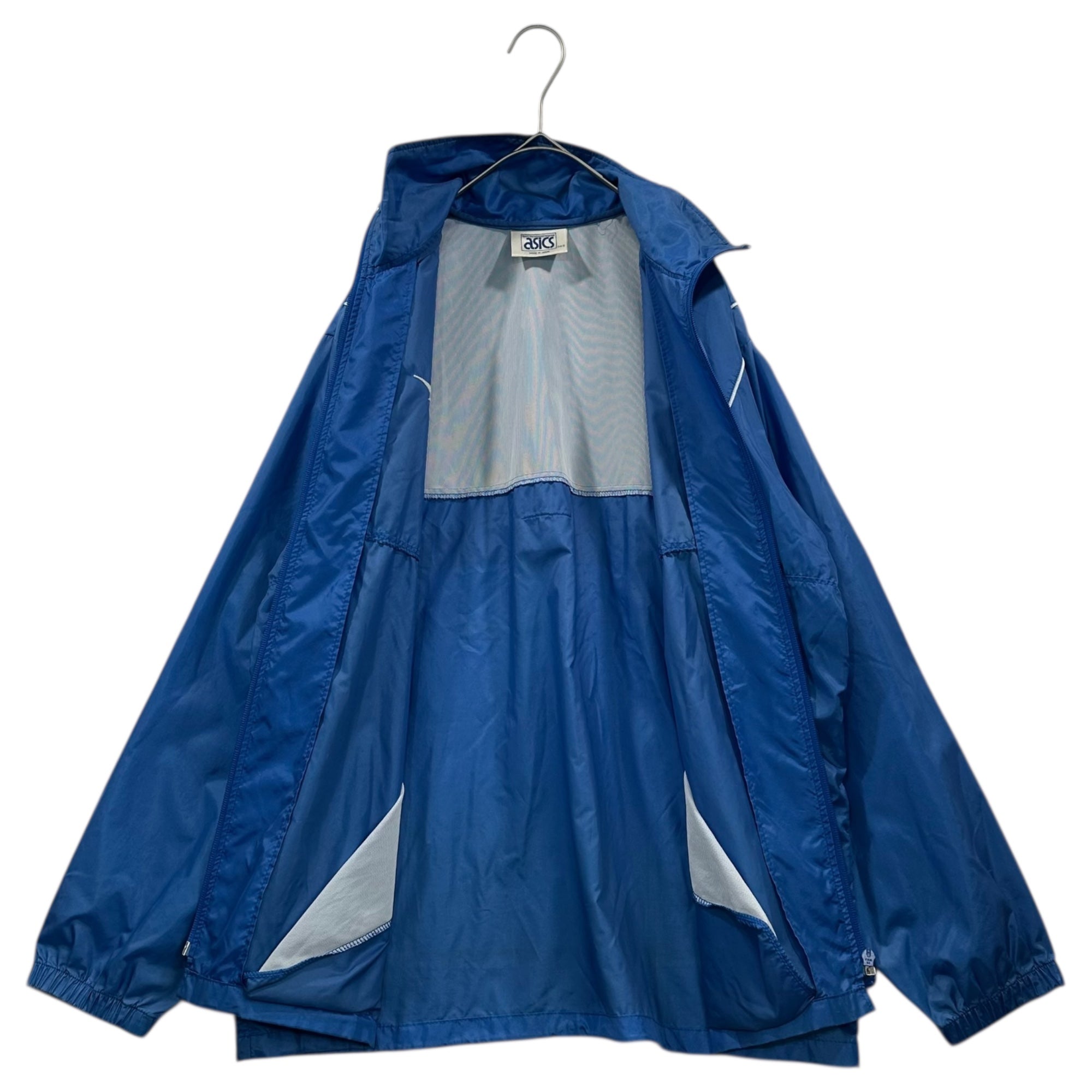 asics(アシックス) 70~80's Zip-Up Sports Jacket 70年 80年代 ジップアップ スポーツ ジャケット L ブルー ゴールドタイガー製造期