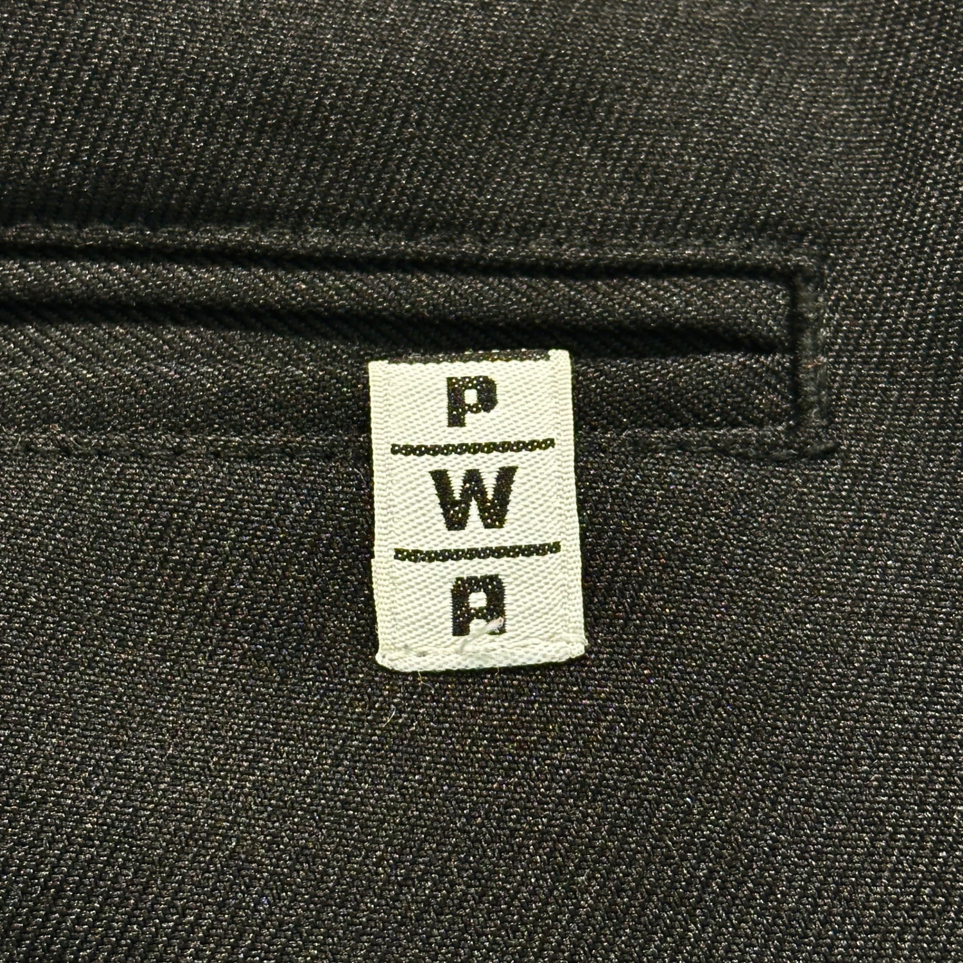 PWA(プア) UNIHOME-03 スラックス パンツ P07C002-PT02 L ブラック