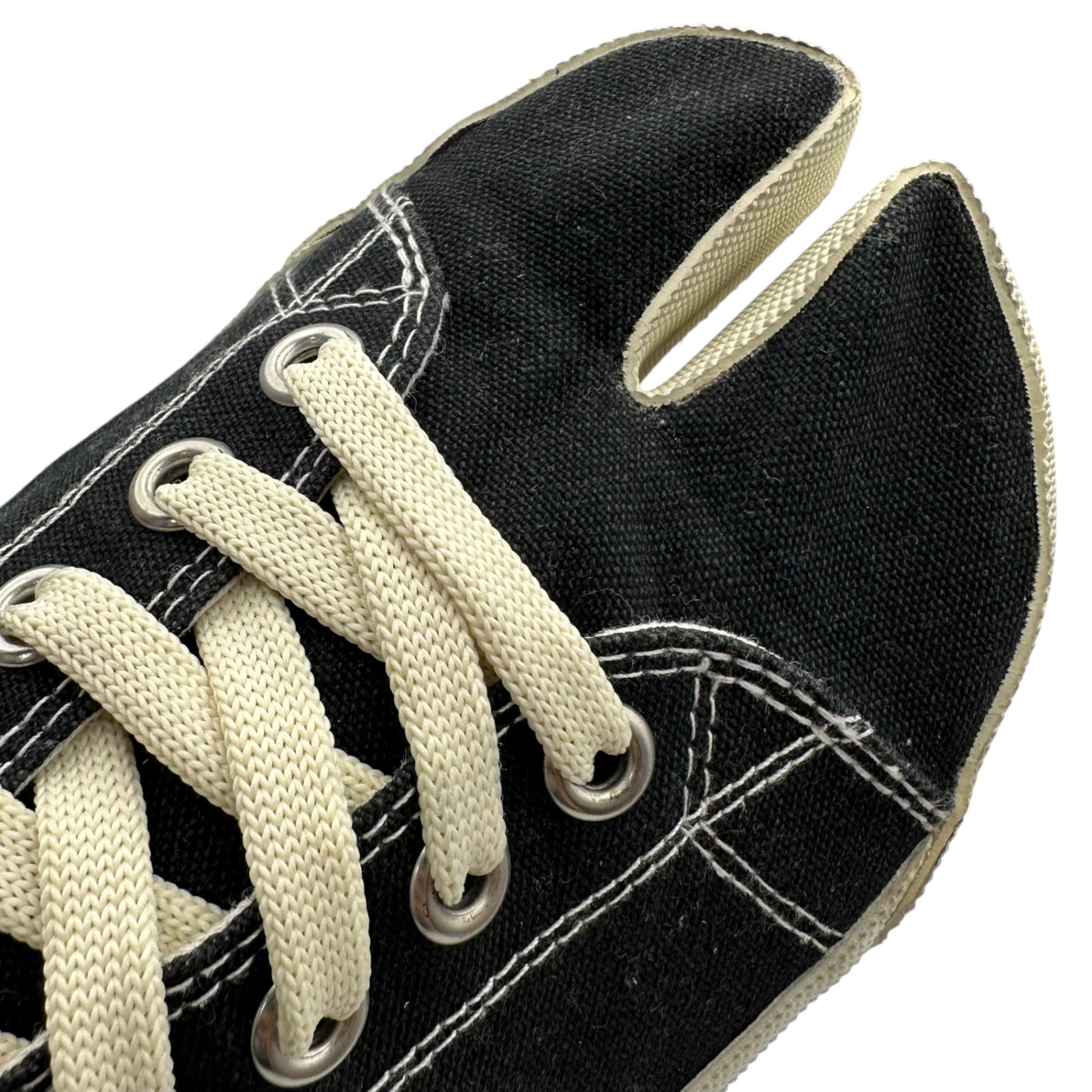 MAISON MARGIELA(メゾンマルジェラ) TABI CANVAS SNEAKER 足袋 キャンバス スニーカー 40(25cm~25.5cm程度) ブラック タビ