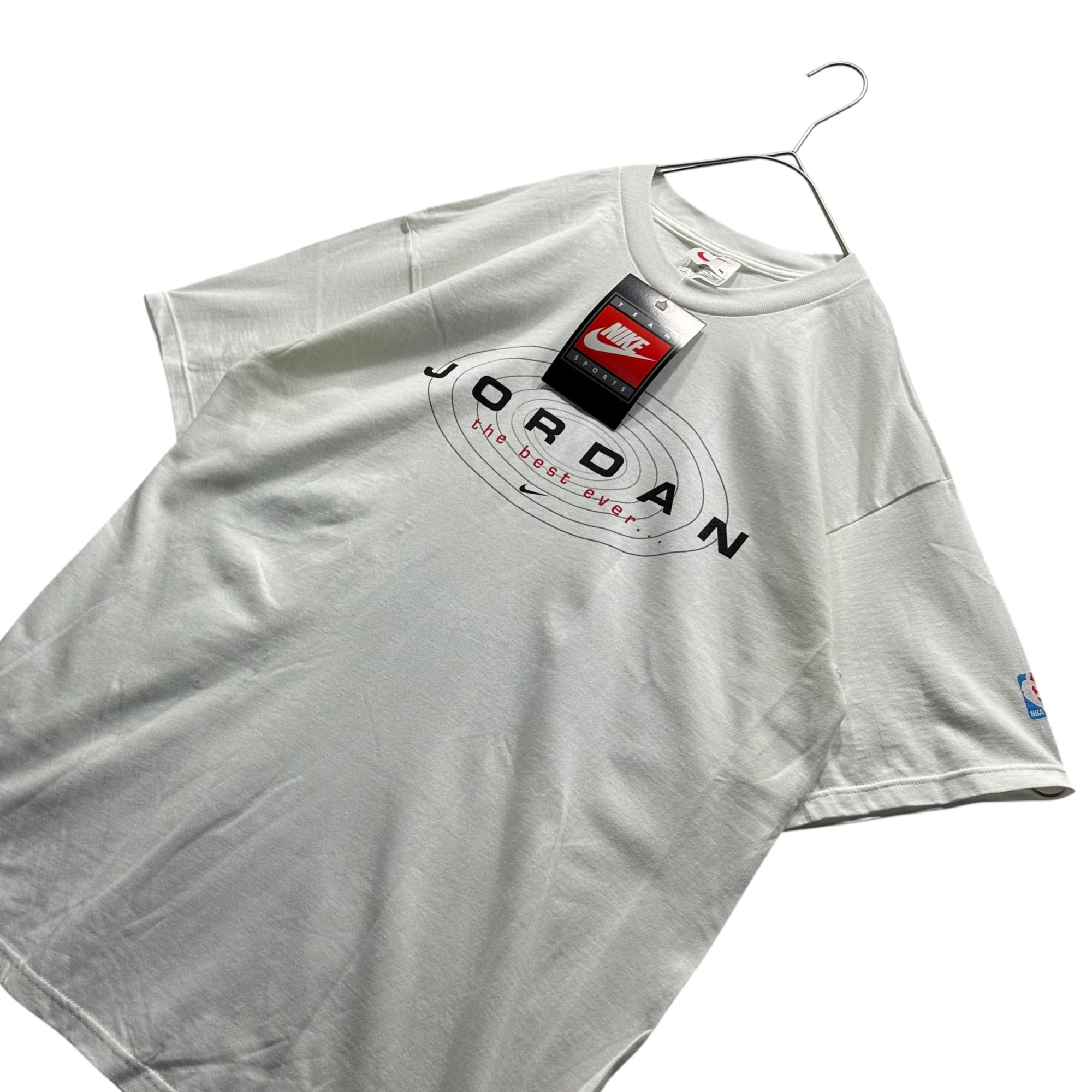 NIKE(ナイキ) 90's JORDAN the best ever jジョーダン Tシャツ 133409-100 M ホワイト 90年代 ヴィンテージ デッドストック