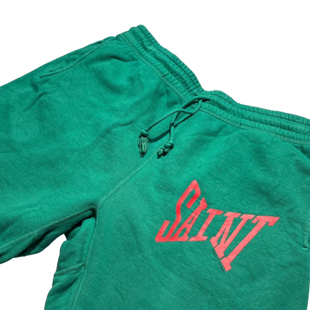 SAINT MICHAEL(セントマイケル) SWEAT SHORTS/GREEN スウェット ショーツ SM-S22-0000-050 S グリーン ハーフ パンツ