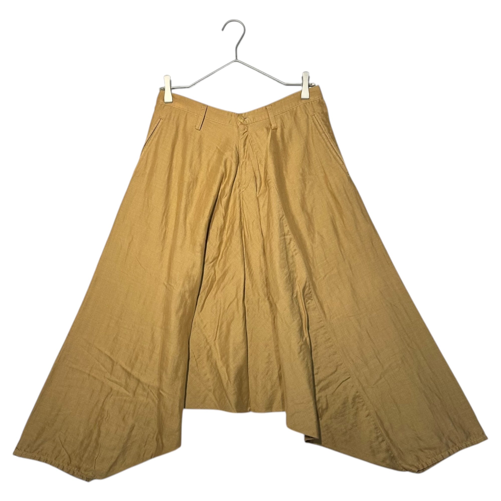 ISSEY MIYAKE MEN(イッセイミヤケメン) 12SS Wide Hakama Sarouel Cropped Pants ワイド 袴 サルエル クロップド パンツ ME21FF174 M ベージュ 廃番ブランド 稀少品