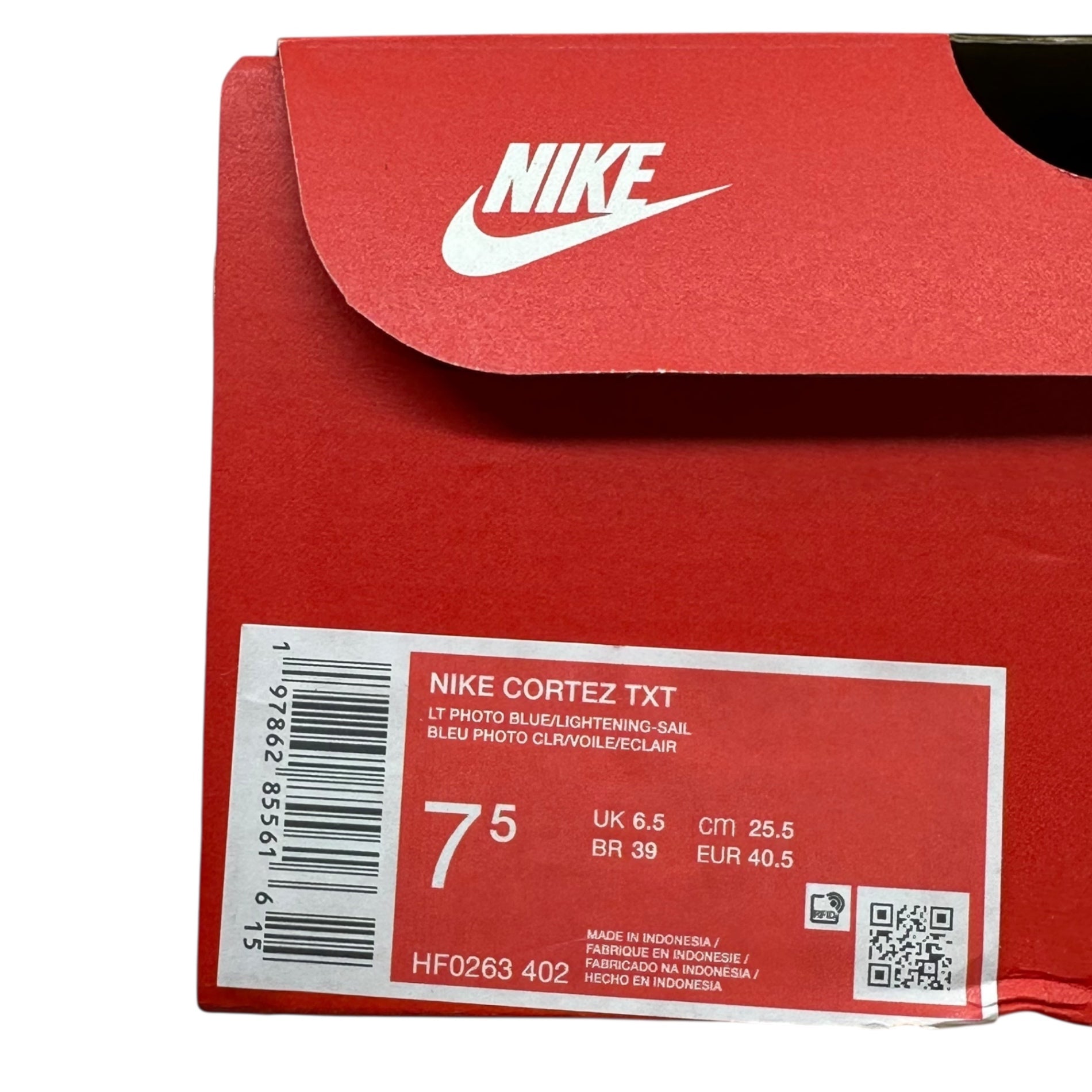 NIKE(ナイキ) CORTEZ TXT コルテッツ ローカット スニーカー HF0263-402 25.5cm ブルー