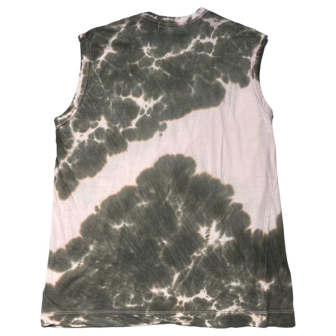 COMME des GARCONS SHIRT(コムデギャルソンシャツ) tie dye sleeveless cut and sew タイダイ ノースリーブ カットソー タンクトップ S12191 S グレー×ピンク