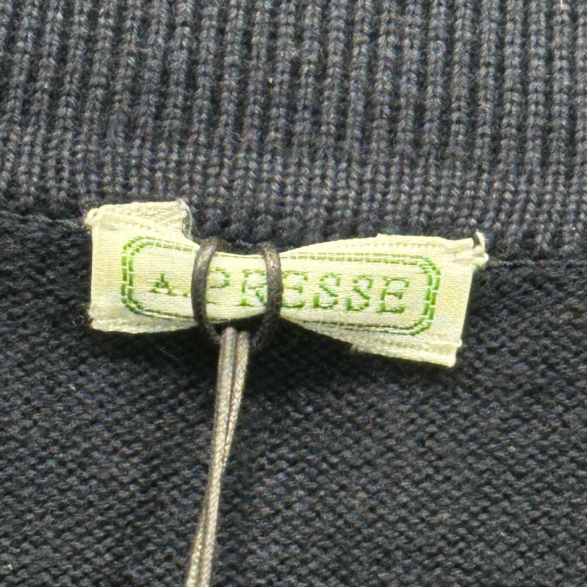 A.PRESSE(アプレッセ) 23SS S/S Cotton Knit S/S Polo Shirts コットン ニット 半袖 ポロシャツ 23SAP-03-04H 2 ネイビー