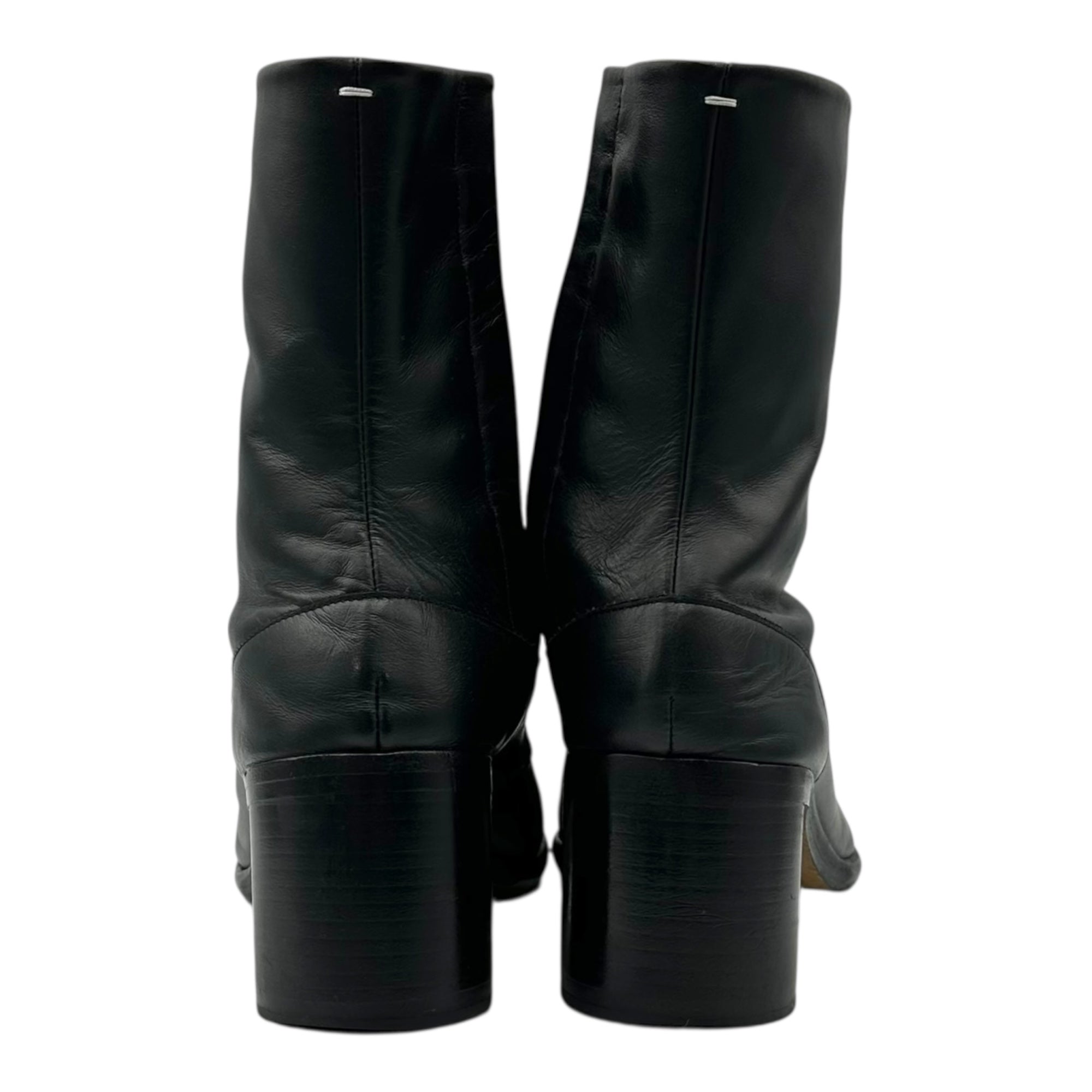 MAISON MARGIELA(メゾンマルジェラ) TABI ANKLE BOOTS H60 足袋 アンクル ブーツ 6cm S57WU0132 40(26cm程度) ブラック タビ