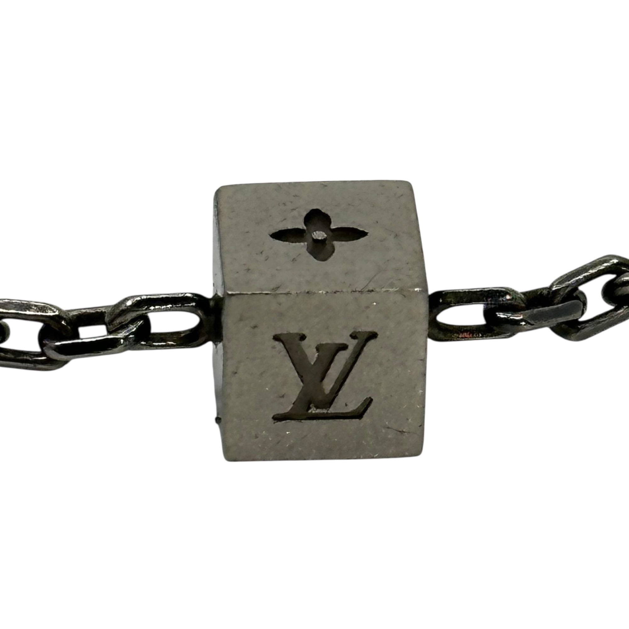 LOUIS VUITTON(ルイヴィトン) LV Collier Gamble Cube Necklace コリエ ギャンブル キューブ ネックレス M65232 GL0153