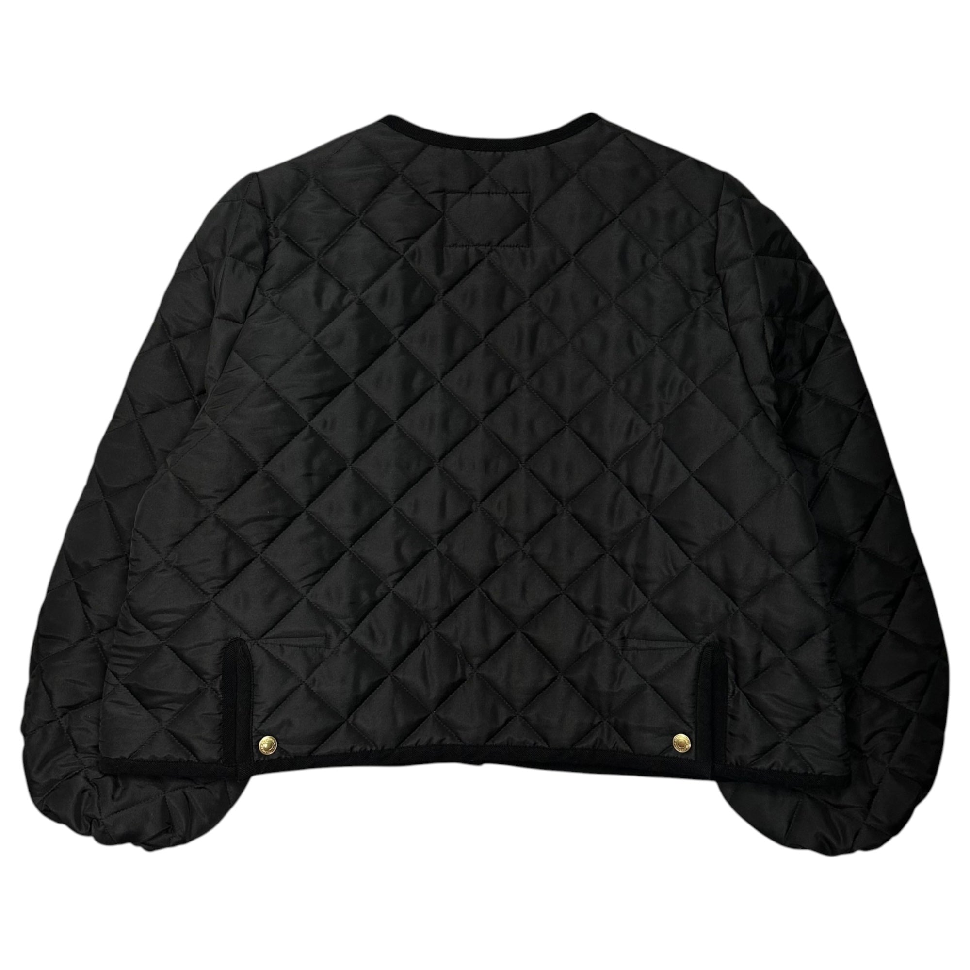 Traditional Weatherwear(トラディショナルウェザーウェア) ARKLEY PUFF SLEEVE Quilting Jacket アークリー パフスリーブ キルティング ジャケット L242APQCO0439AA 34(XS程度) ブラック