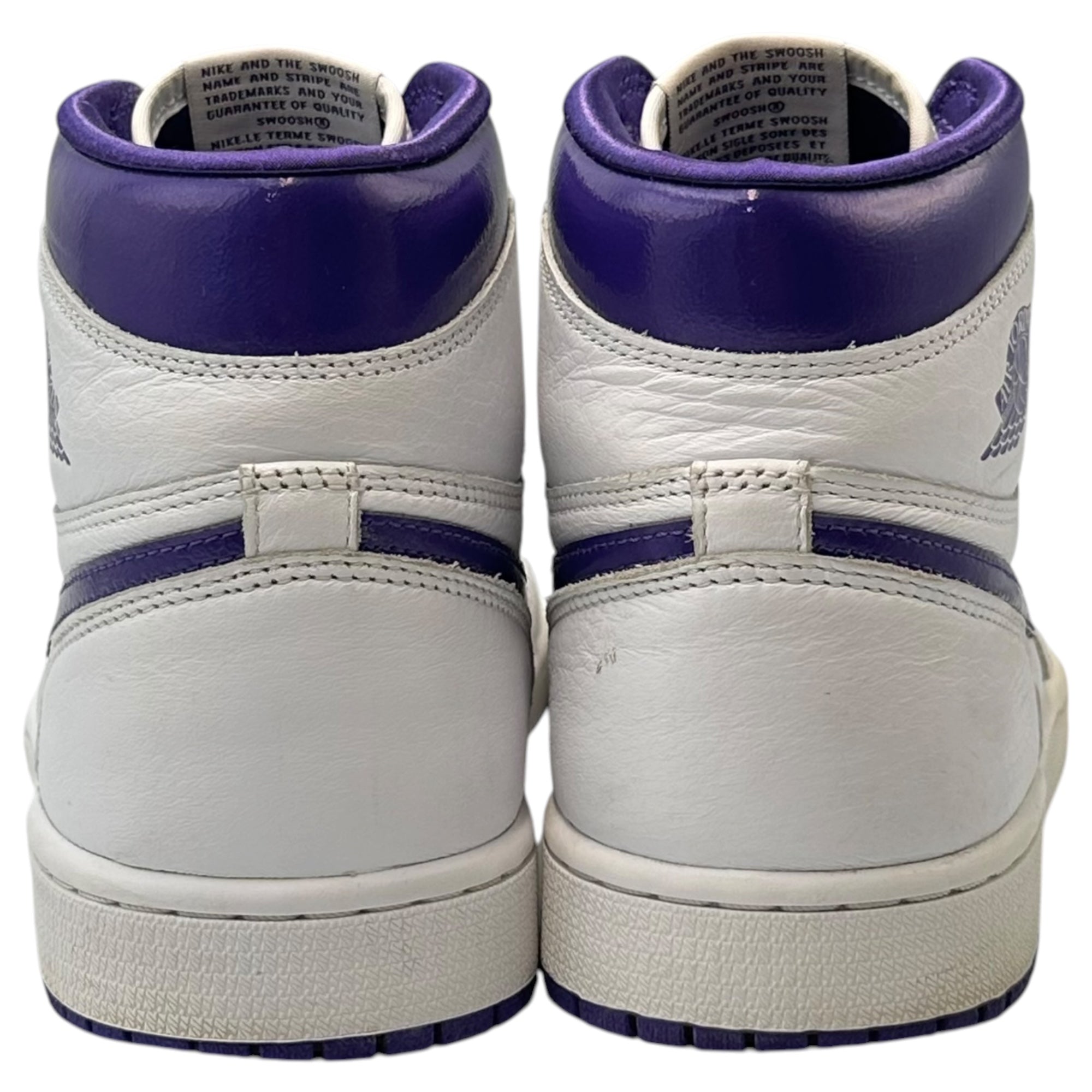NIKE(ナイキ) Women's Air Jordan 1 High OG "Court Purple" ウィメンズ エアジョーダン1 ハイ OG コートパープル CD0461-151 27cm ホワイト×パープル ハイカット スニーカー