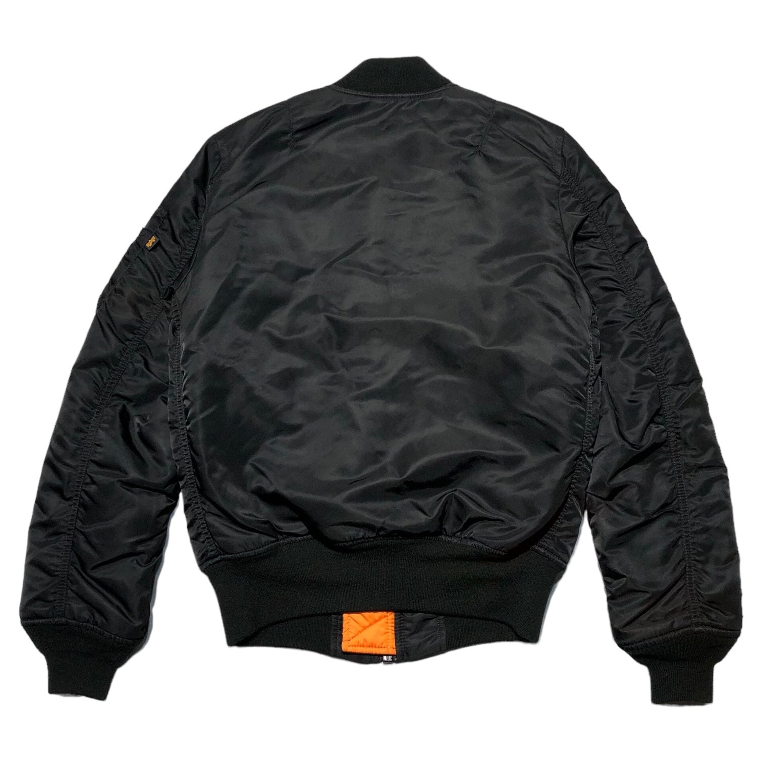 ALPHA INDUSTRIES(アルファ インダストリーズ) MA-1 flight jacket フライト ジャケット  0615-00-573-8335 XS ブラック ミリタリー　ボンバー