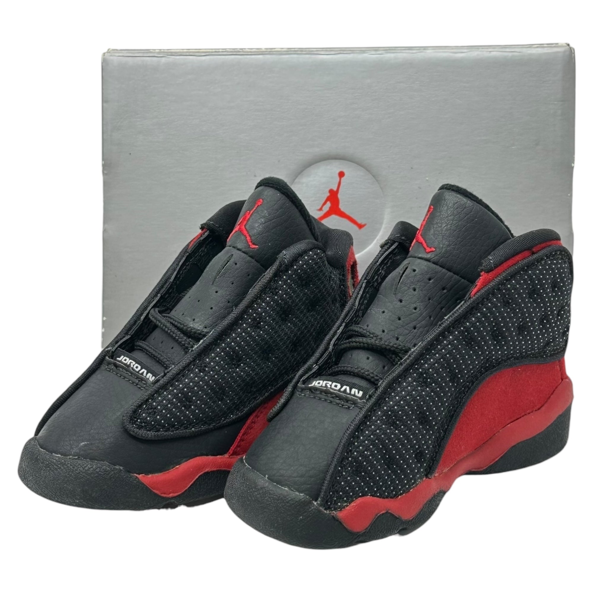 NIKE(ナイキ) 1998 LITTLE AIR JORDAN XIII S ”BRED” リトル エア ジョーダン 13 ブレッド 132007-062 US 7C(13cm) ブラック×レッド ヴィンテージ スニーカー 90's