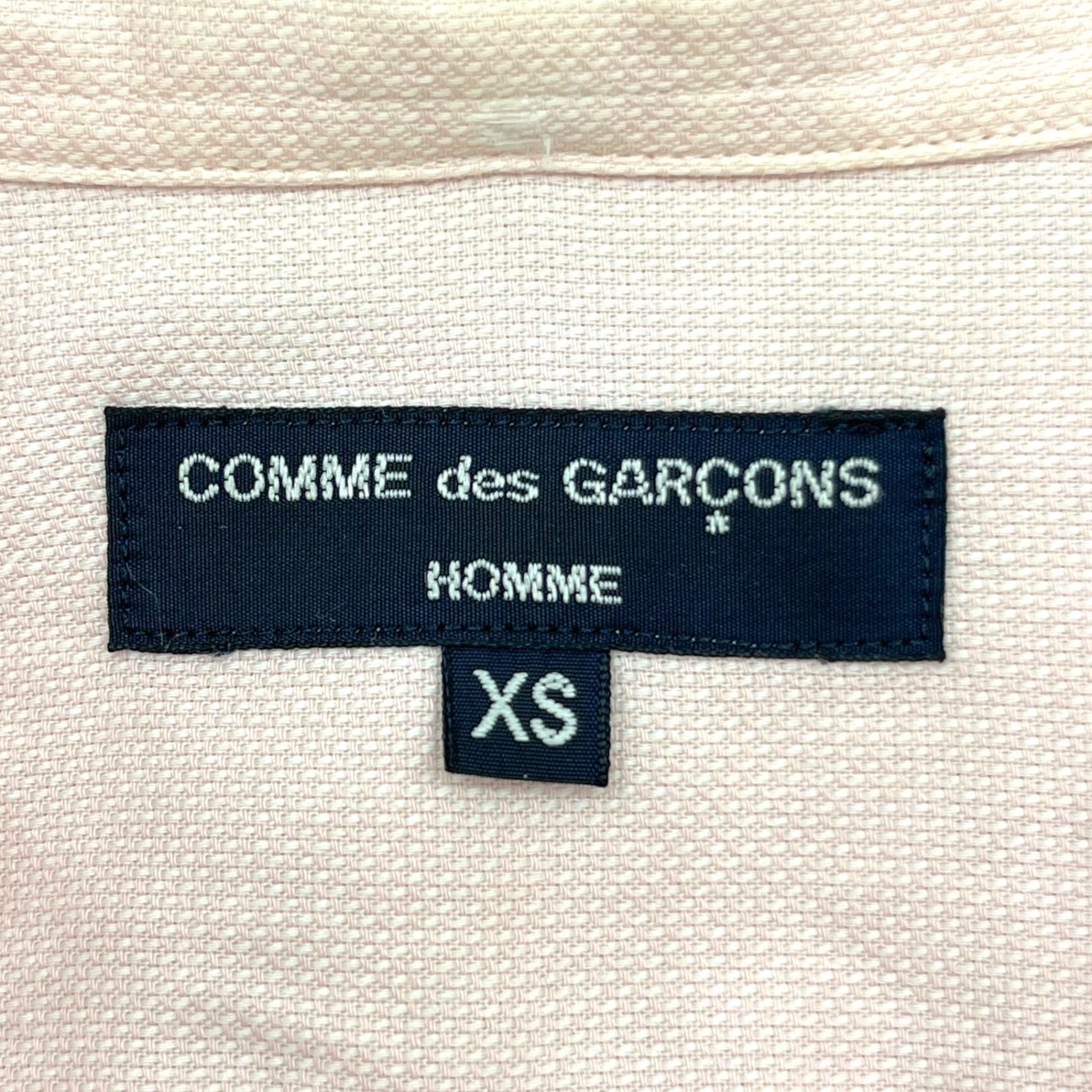 COMME des GARCONS HOMME(コムデギャルソンオム) 11SS Centerline button-down long sleeve shirt センターライン ボタンダウン 長袖 シャツ HG-B032 XS ピンク AD2010