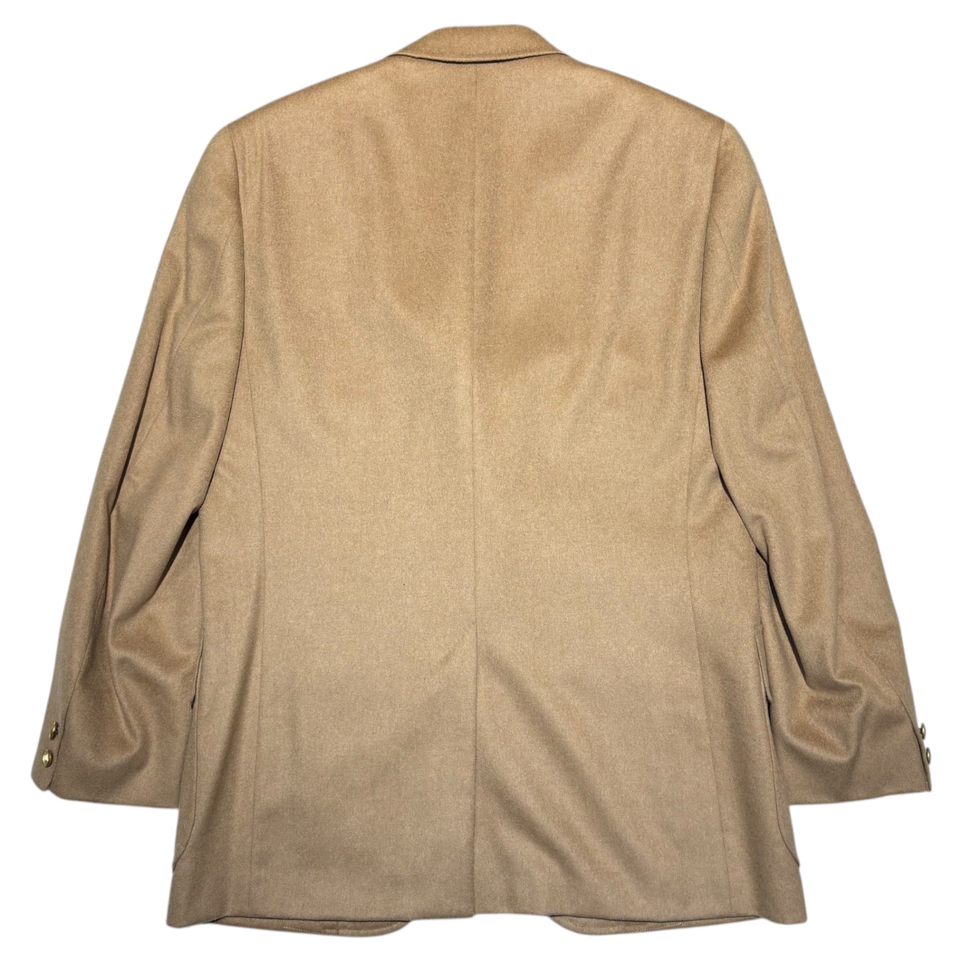 BROOKS BROTHERS(ブルックスブラザーズ) Camel 100% Gold Button Blazer キャメル ヘア  金ボタン ブレザー 19-18-9562 40REG ベージュ テーラード 3B ジャケット