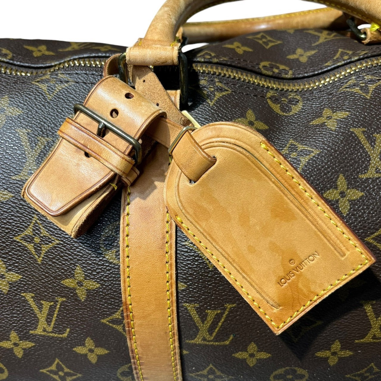 LOUIS VUITTON(ルイヴィトン) Keepall 50 キーポル 50 モノグラム M41426 ブラウン VI0960 ボストンバッグ 旅行鞄 パドロック・鍵付き