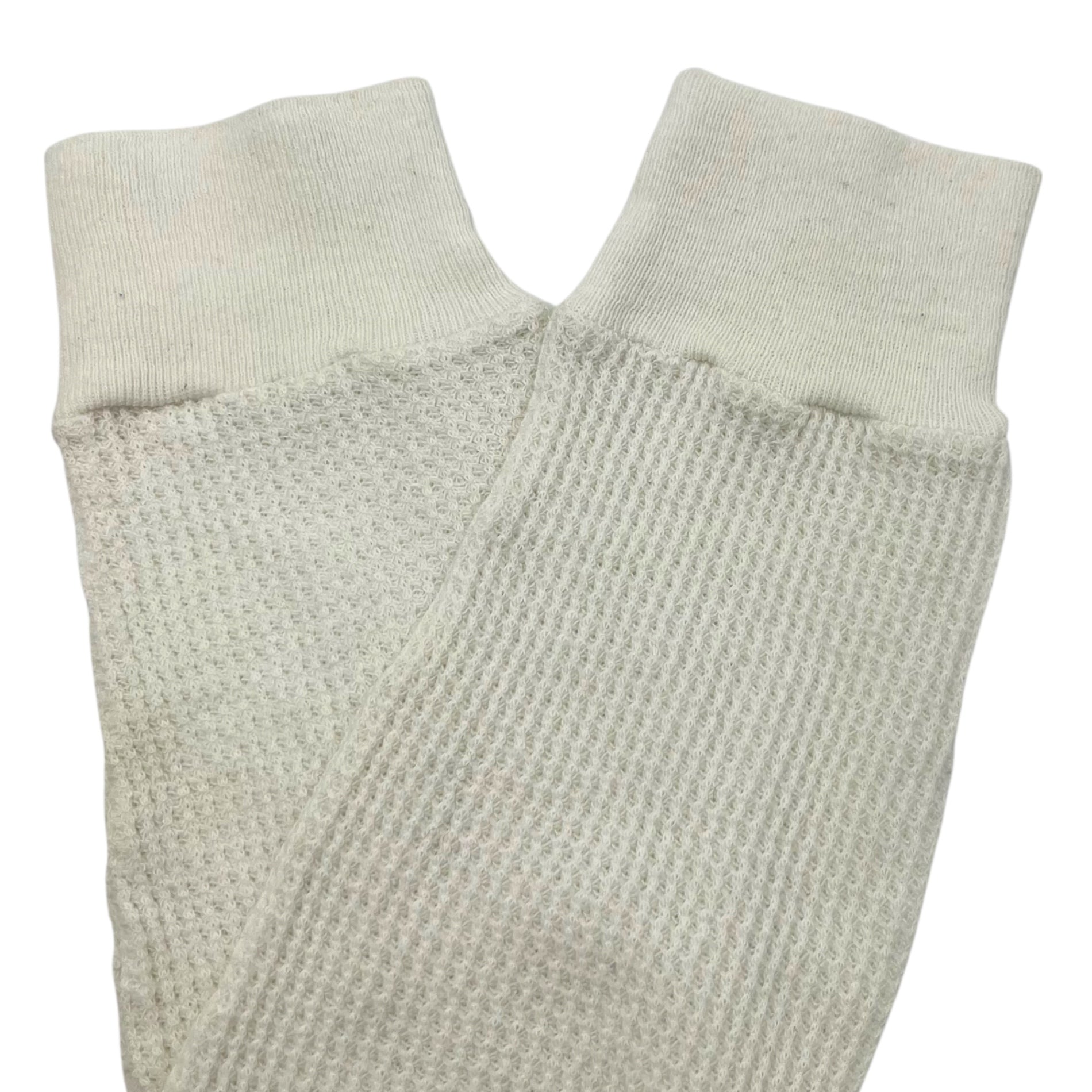 VINTAGE(ヴィンテージ) 90’ US vintage thermal cut and sew サーマルカットソー S~M程度/前身頃に若干のシミ有 ホワイト