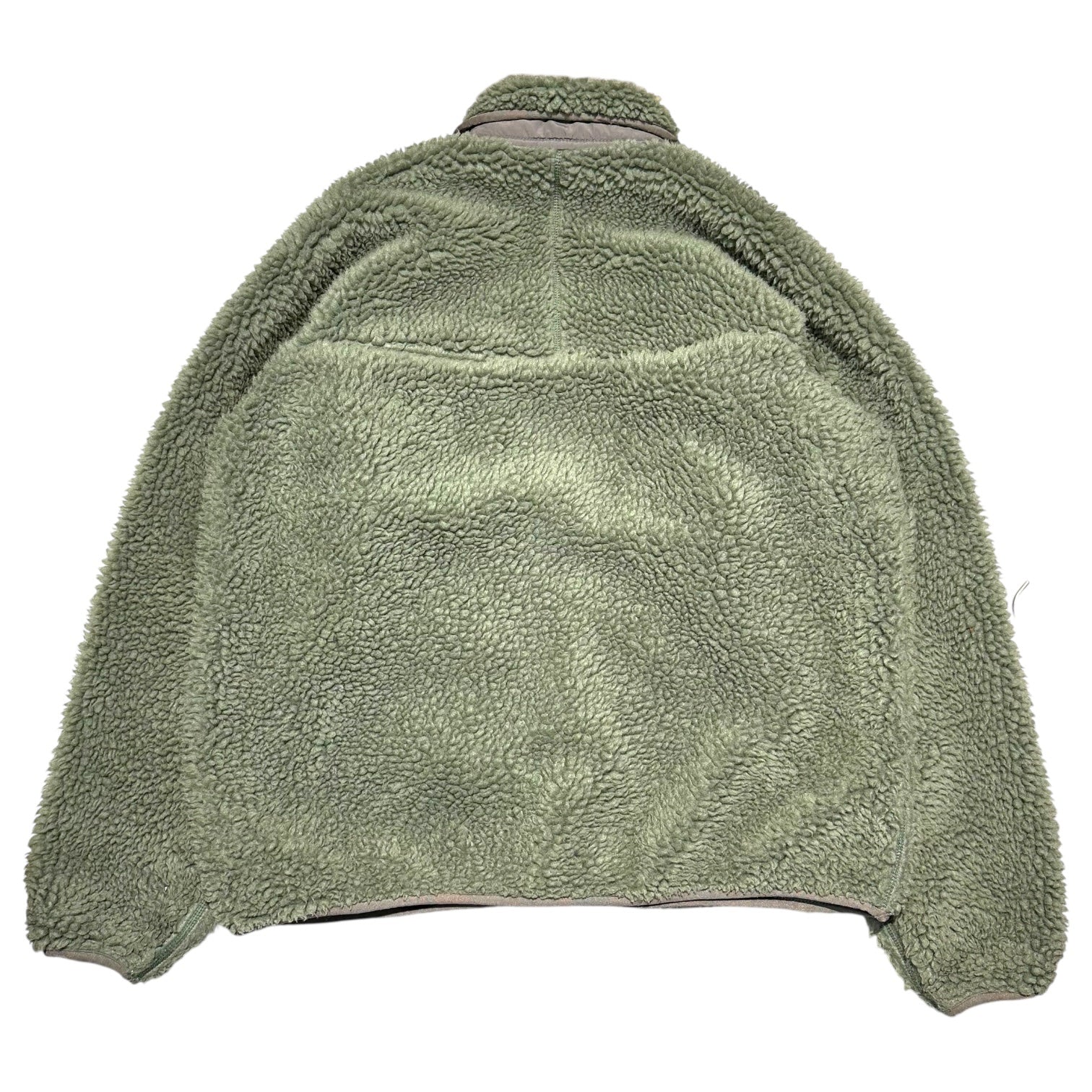 Patagonia(パタゴニア) 2002AW USA made CLASSIC RETRO CARDIGAN クラシック レトロ カーディガン 23024 L モスグリーン 00's USA製 ヴィンテージ ボア フリース ジャケット