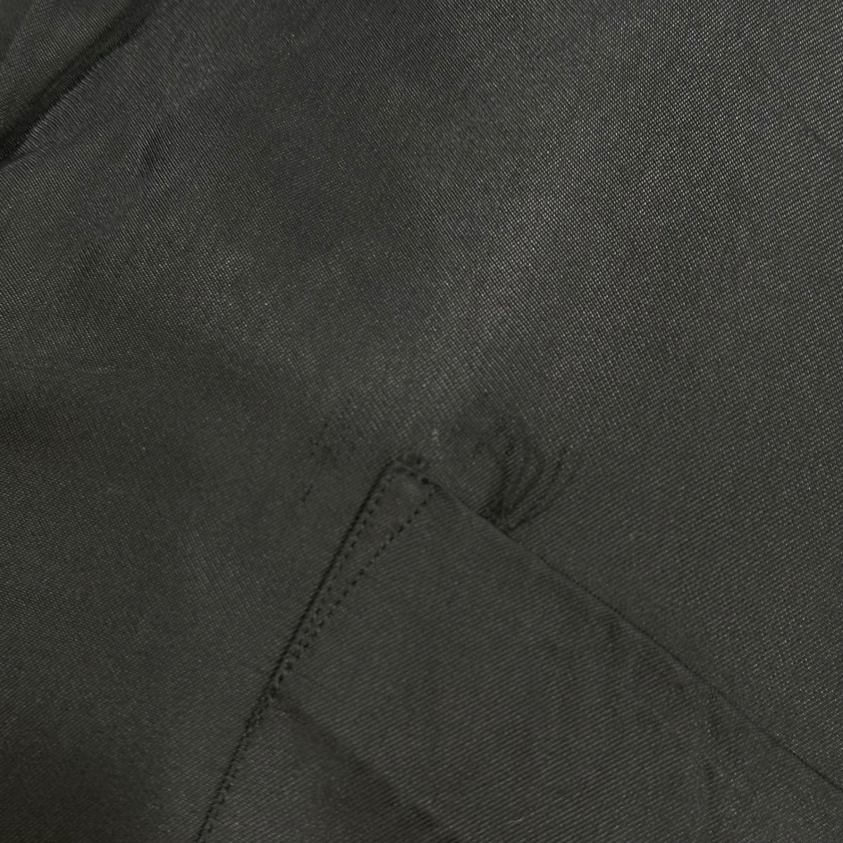 COMME des GARCONS SHIRT(コムデギャルソンシャツ) 1990's Vintage Padded Rayon Open-Collar Shirt ヴィンテージ 中綿 レーヨン オープン カラー シャツ M ブラック 90s アーカイブ