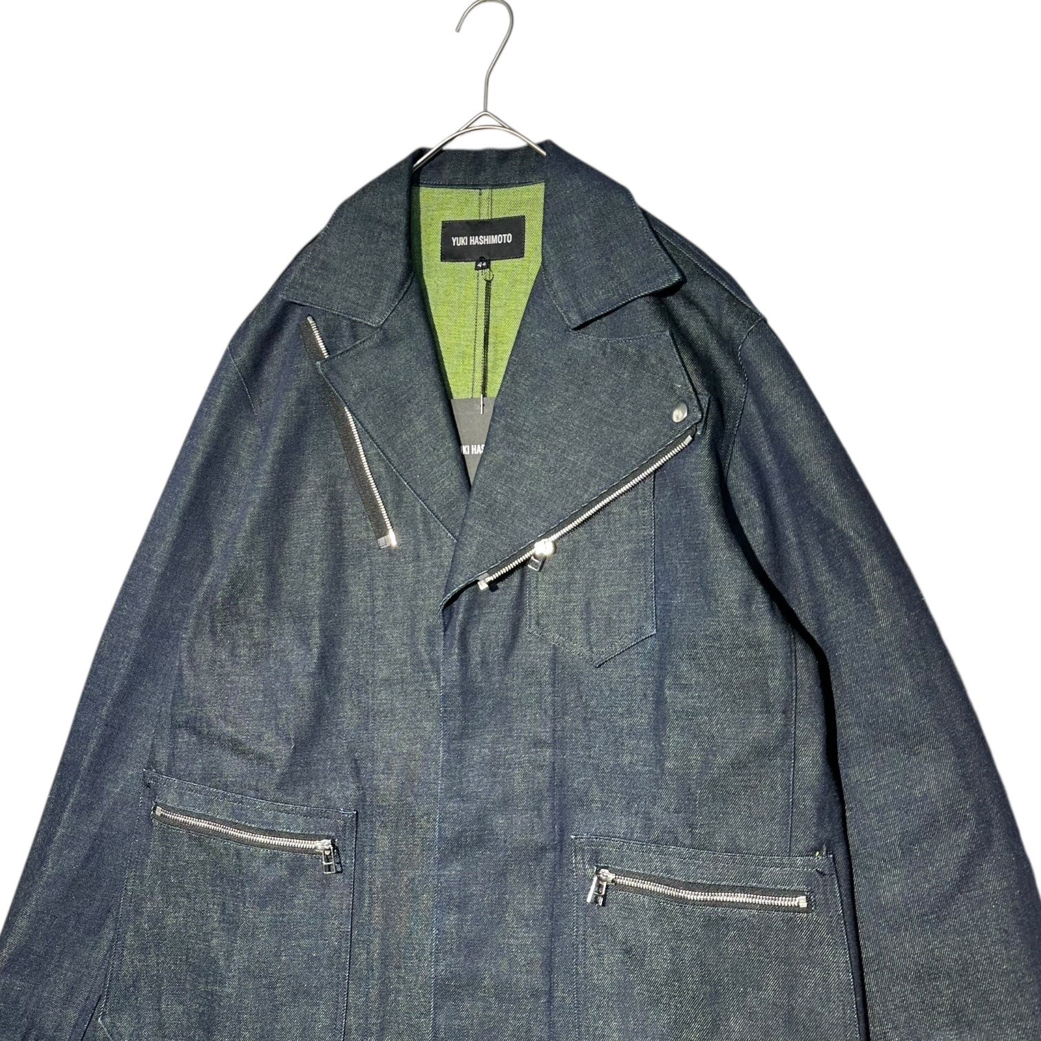 YUKI HASHIMOTO(ユウキハシモト) 20SS WORK JACKET デニム ワーク ジャケット 201-01-0301D 44(XS~S) インディゴ