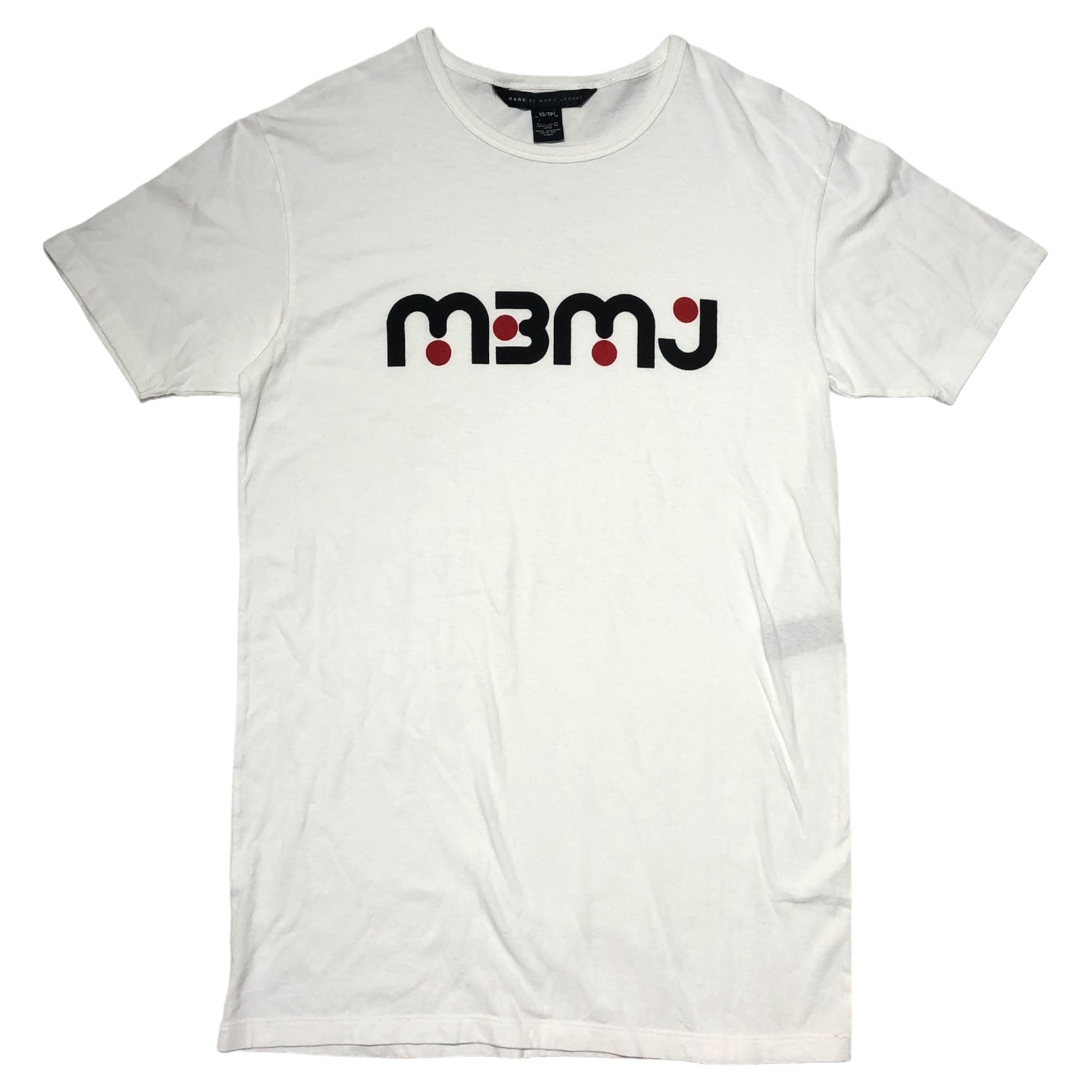 MARC by MARC JACOBS(マークバイマークジェイコブス) MBMJロゴTシャツ XS ホワイト