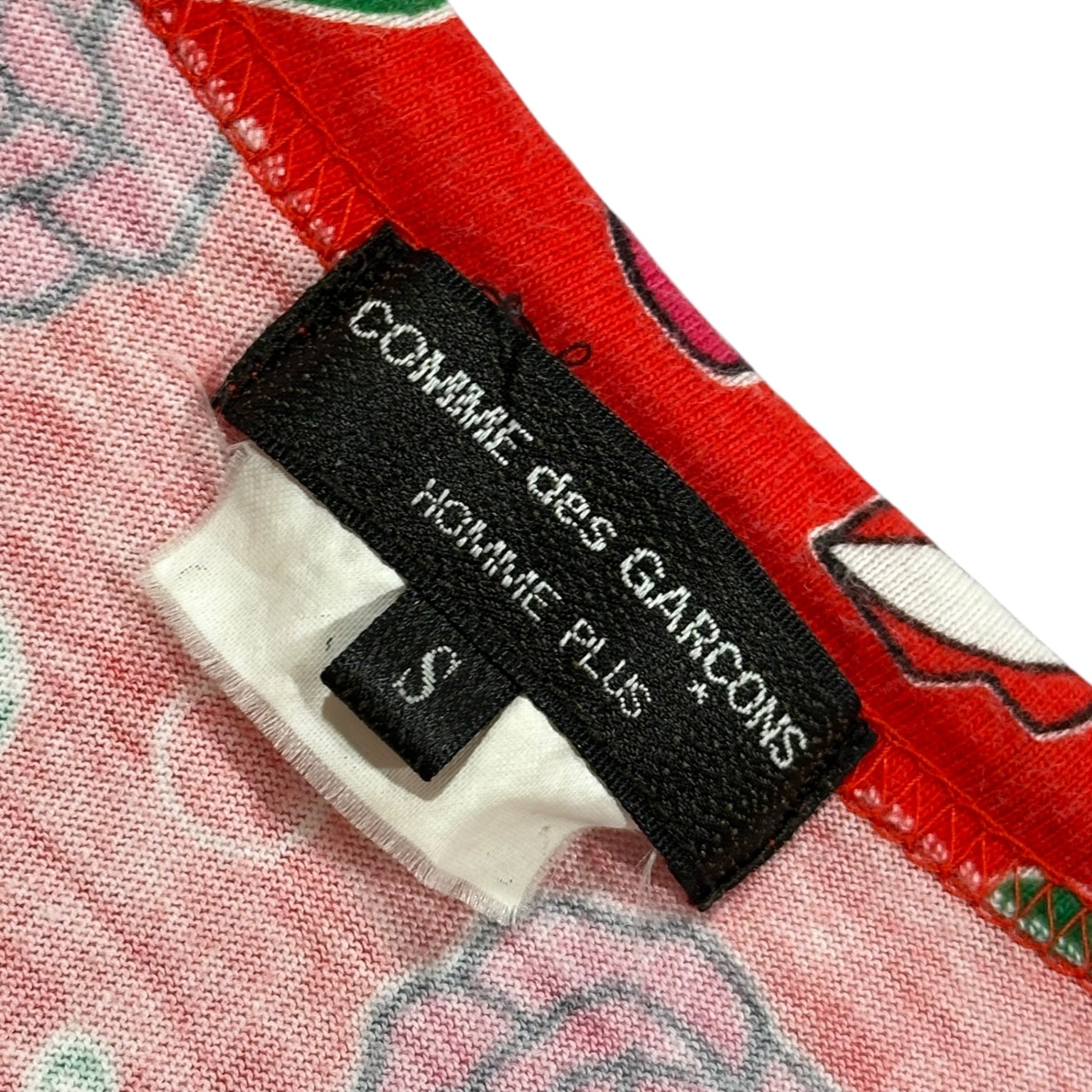 COMME des GARCONS HOMME PLUS(コムデギャルソンオムプリュス) 2007AW My Way DUGGIE FIELDS icon Print T-shirt マイウェイ ダギーフィールズ アイコン プリント Tシャツ PT-T028 S レッド AD2007 アーカイブ
