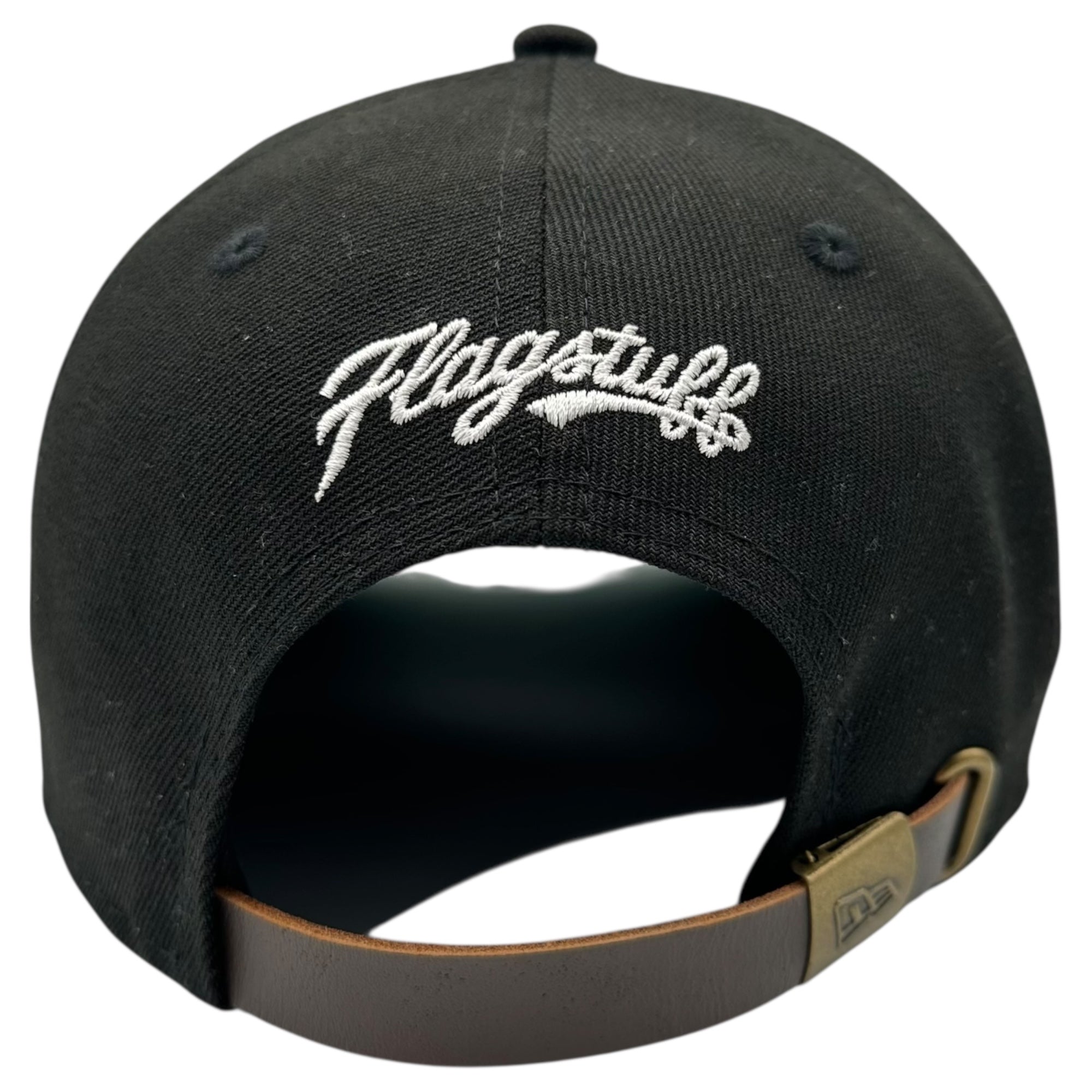 FLAGSTUFF(フラグスタフ) Logo Cap ロゴ キャップ ブラック×ホワイト