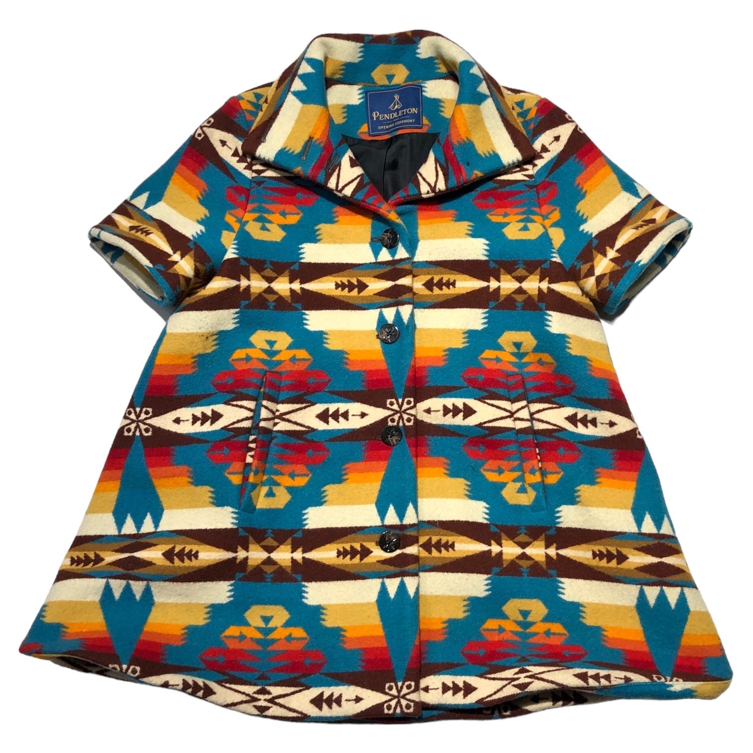 Opening Ceremony x Pendleton(オープニングセレモニー×ペンドルトン) chimayo pattern blanket jacket チマヨ柄 ブランケット ジャケット マルチカラー