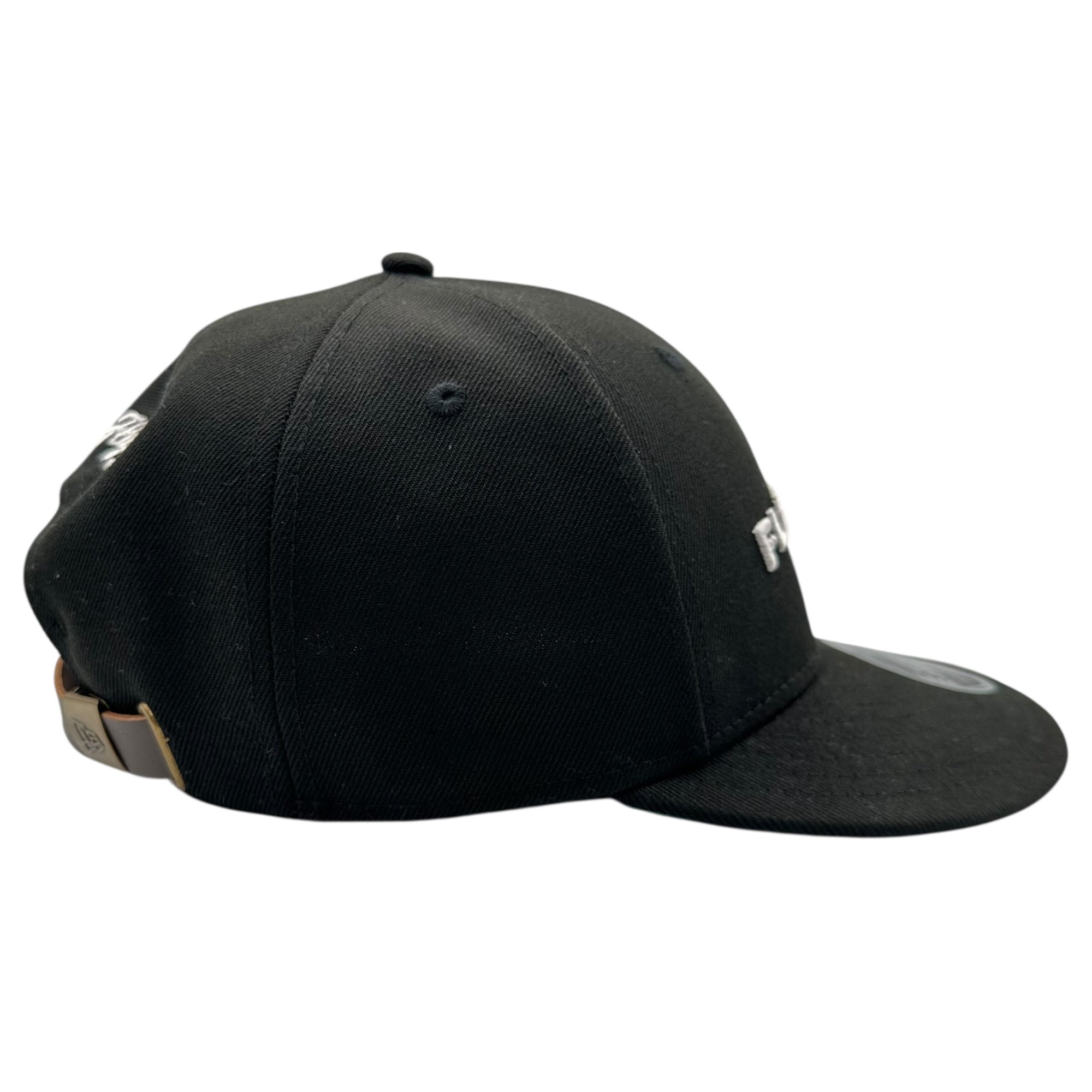 FLAGSTUFF(フラグスタフ) Logo Cap ロゴ キャップ ブラック×ホワイト