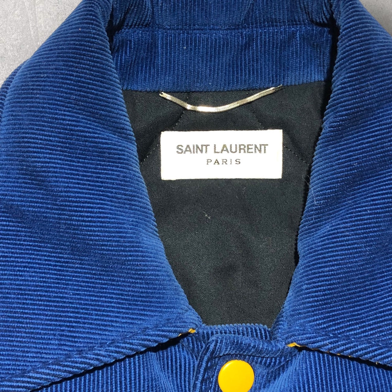 Saint Laurent(サンローラン) 17AWコーデュロイブルゾン 485686 Y006R 44(Mサイズ程度) ブルー