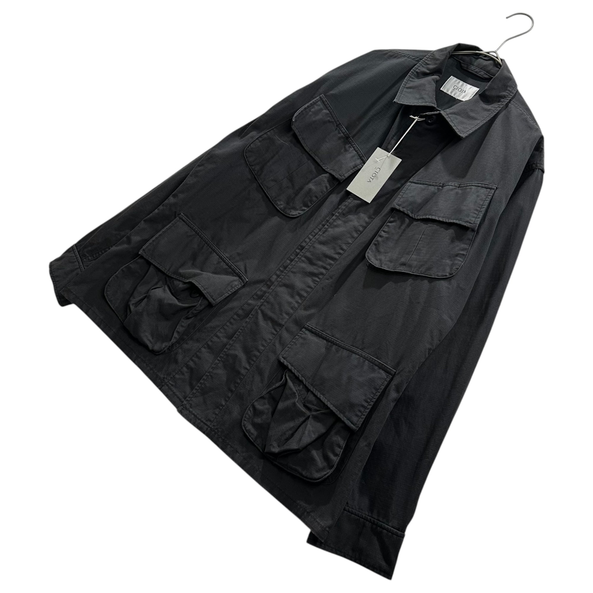 CIOTA(シオタ) LOFTMAN別注 Suvin Cotton Weather Jungle Fatigue Jacket スビンコットン ウェザー ジャングル ファティーグ ジャケット JKLM-120M 5 ブラック ミリタリー