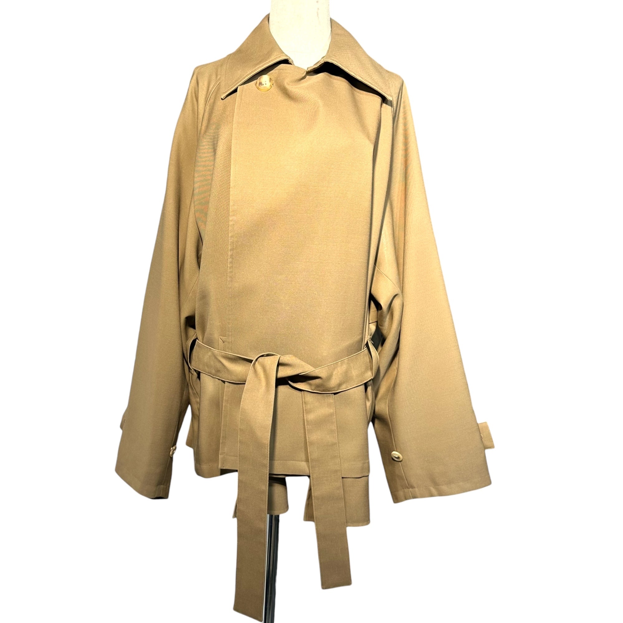 Blanc YM(ブランワイエム) Wide Silhouette Short Trench Coat ワイド