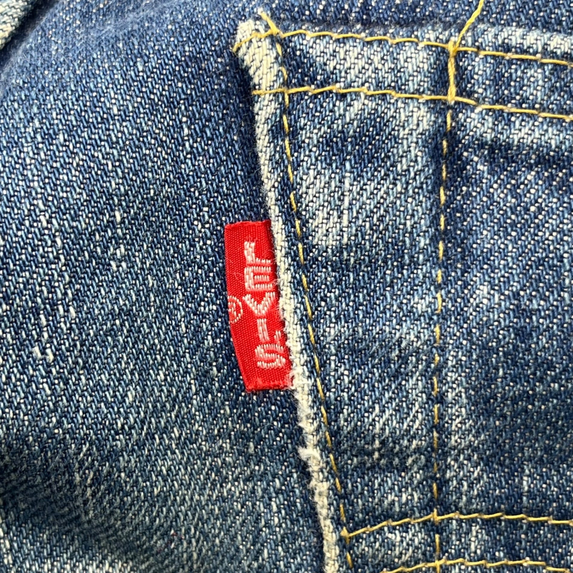 Levi's(リーバイス) 503B XX ストレート デニム パンツ W30 インディゴ ドーナツボタン ビックE 赤耳