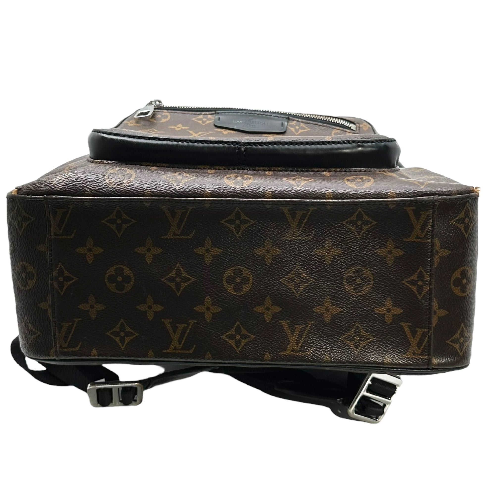 LOUIS VUITTON(ルイヴィトン) モノグラム・マカサー ジョッシュ リュック デイパック バックパック 型番：M41530 ブラウン×ブラック 製造番号：SP1199