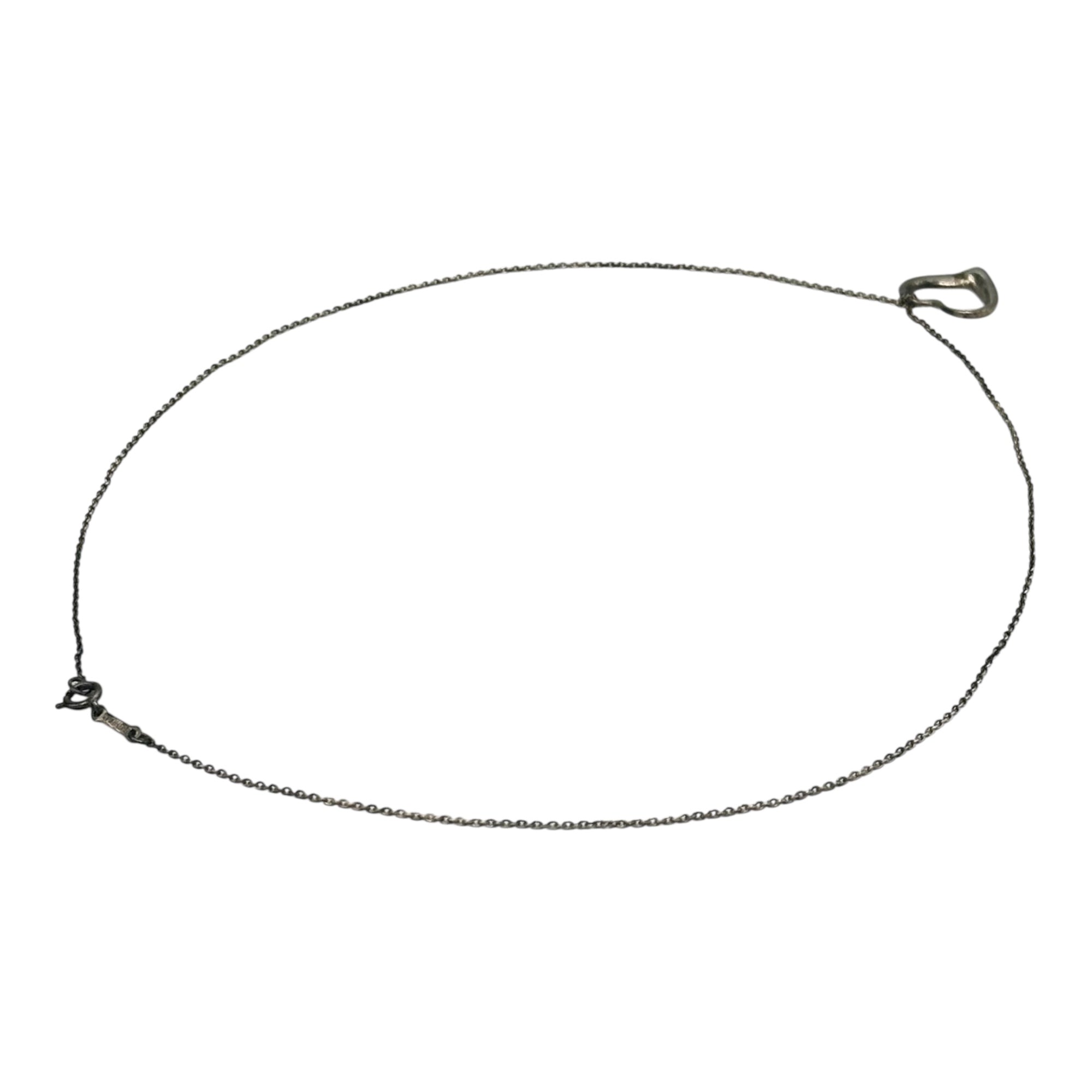TIFFANY & CO.(ティファニー) Elsa Peretti Open Heart Necklace エルサペレッティ オープンハート ネックレス シルバー