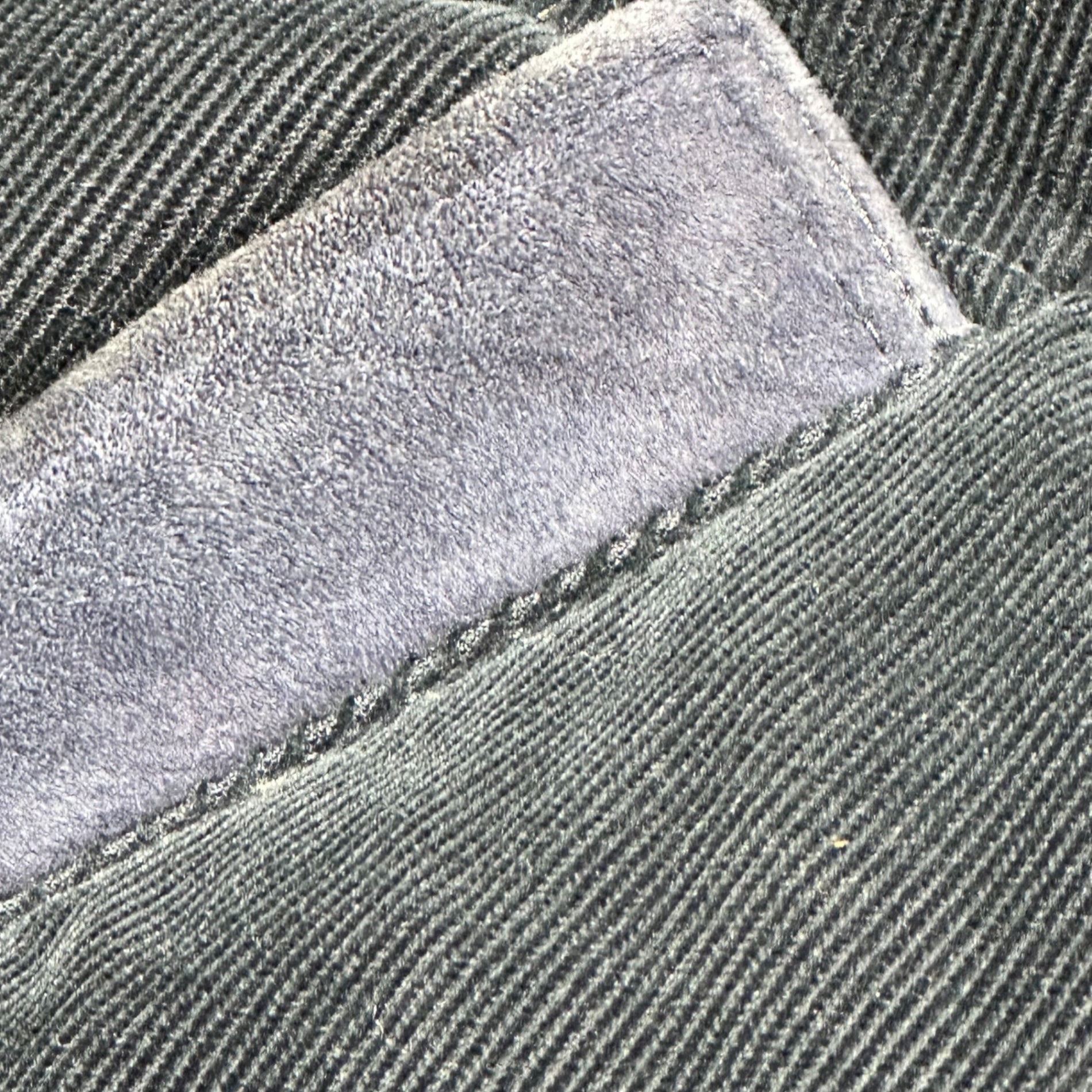 Ron Herman(ロンハーマン) Concho Button Suede Yoke Corduroy Down Jacket コンチョ ボタン スウェード ヨーク コーデュロイ ダウン ジャケット 表記無(Ｍ程度) ネイビー