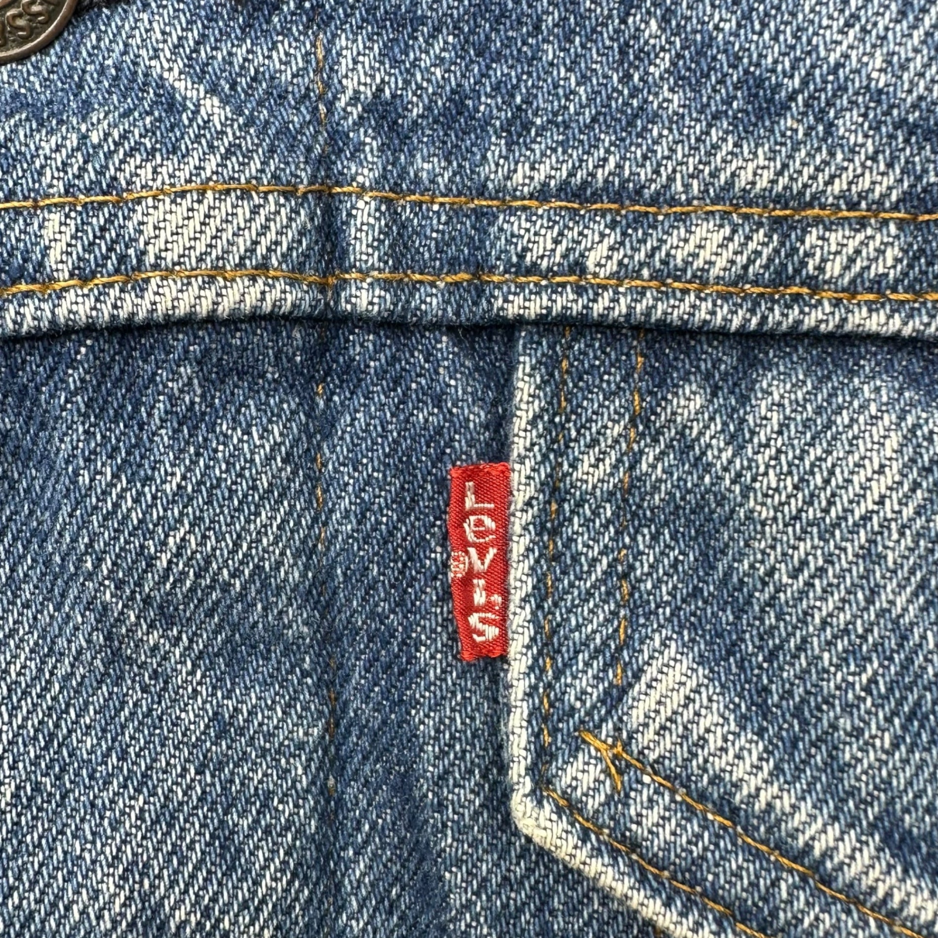 Levi's(リーバイス) 80's~90's USA made blanket denim jacket USA製 ブランケット デニム ジャケット 70506-0316 42(L程度) インディゴ トラッカー ヴィンテージ 古着