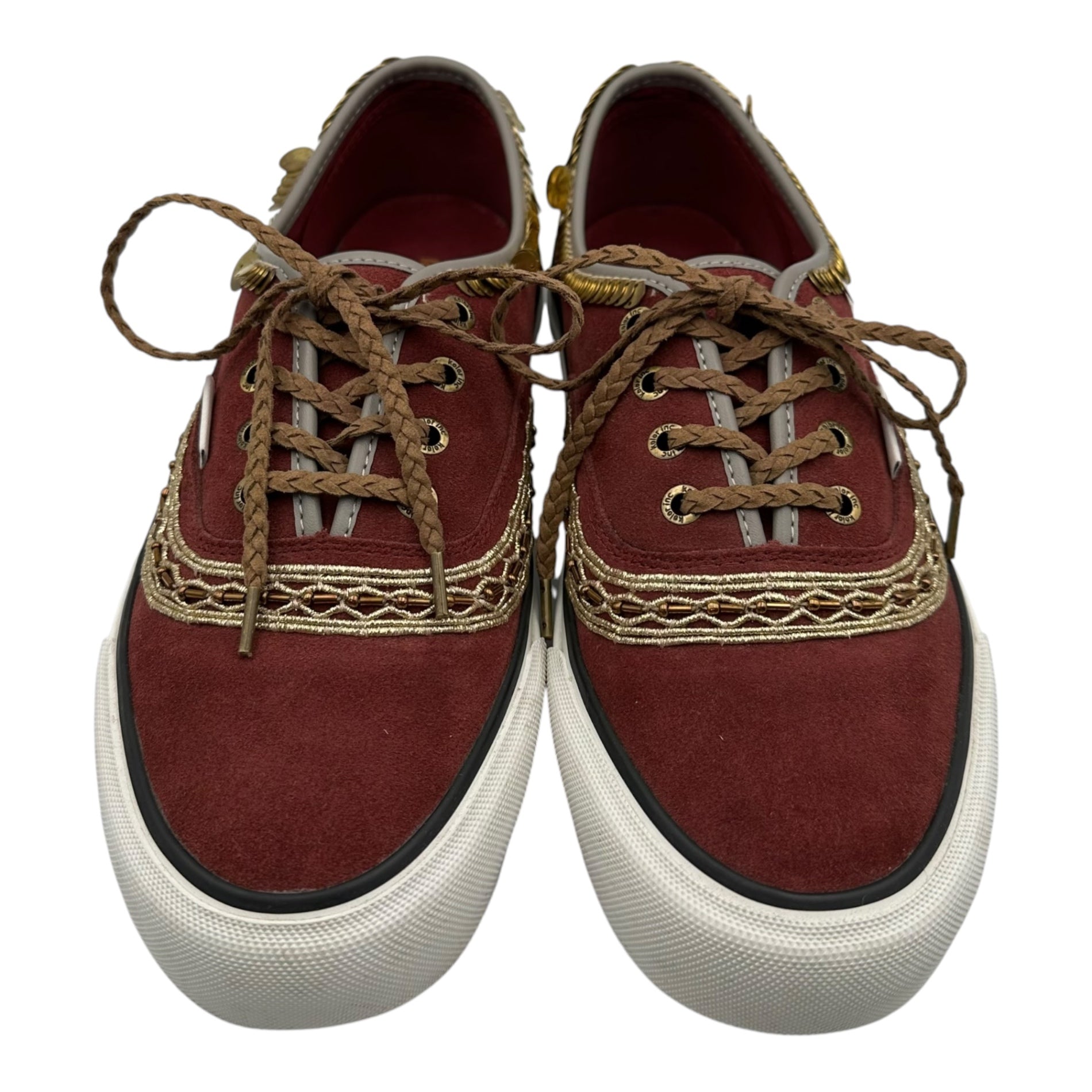 kolor(カラー) 24AW SHOES (C-BORDEAUX) 装飾 ローカット スニーカー 24WCL-A01501 27.5cm ボルドー