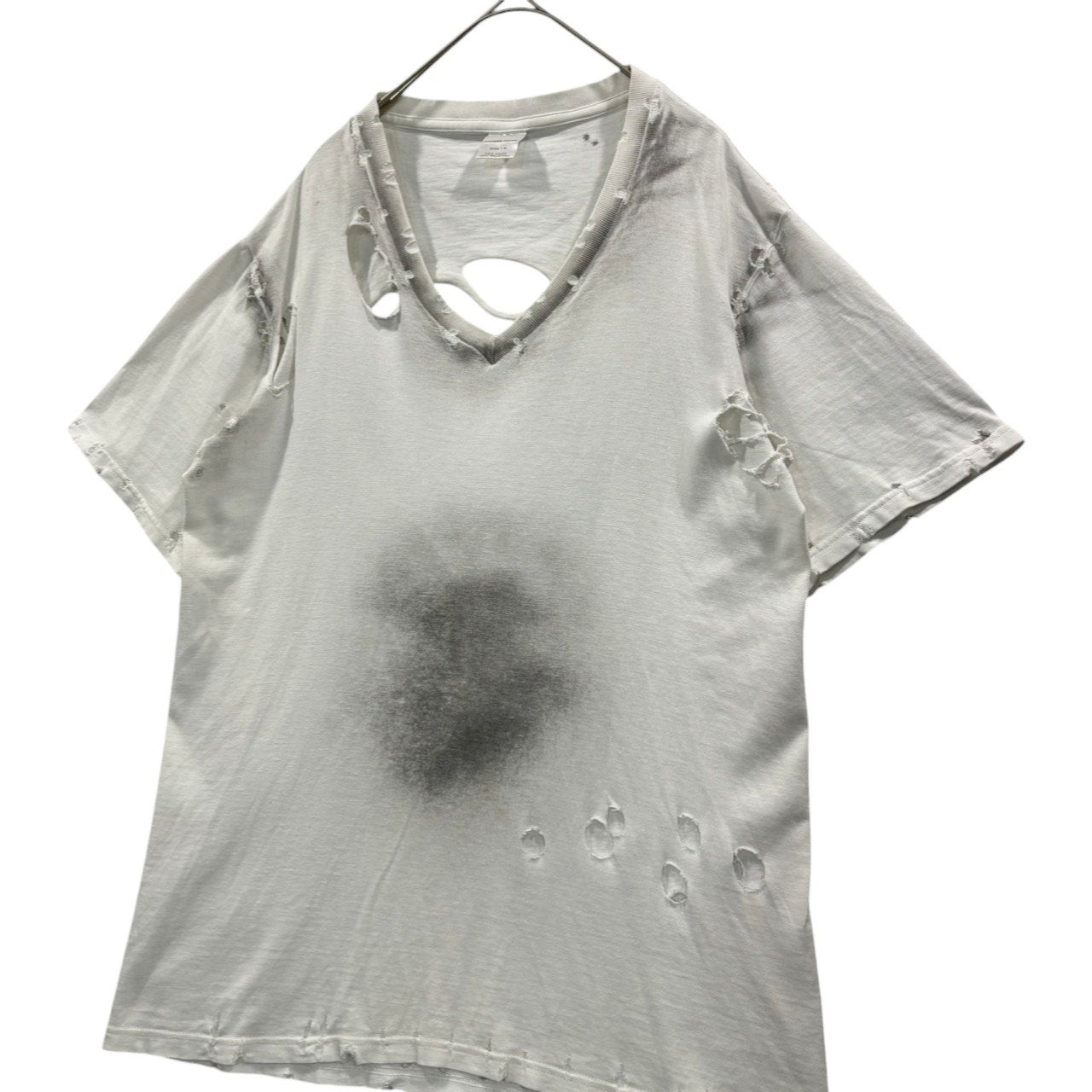 NUMBER (N)INE(ナンバーナイン) 02SS Modern Age Oval-Cut V-Neck T