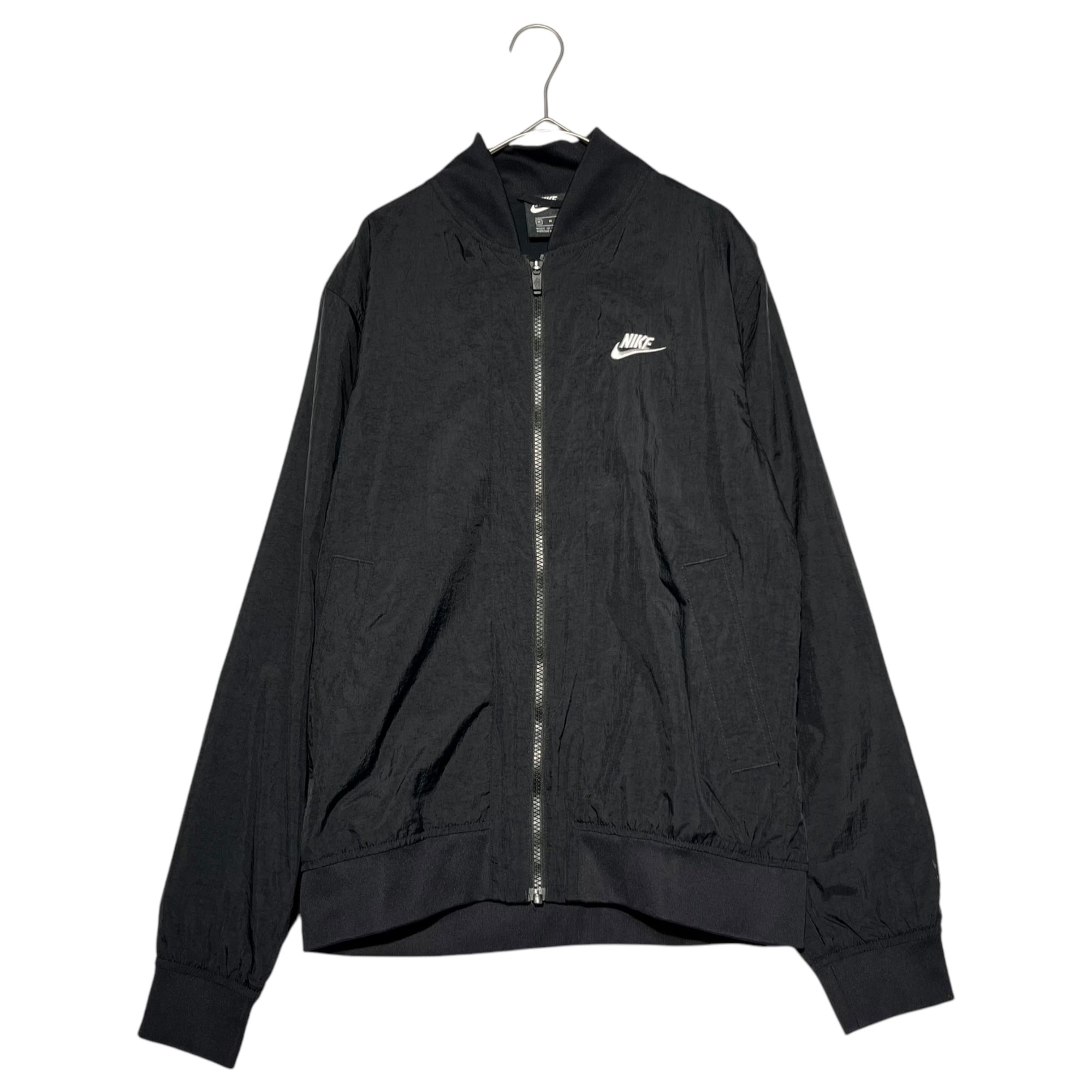 NIKE(ナイキ) PLAYERS WOVEN JACKET プレーヤー ウーブン ジャケット AR2215-010 M ブラック ブルゾン ジャージ  ロゴ ナイロン