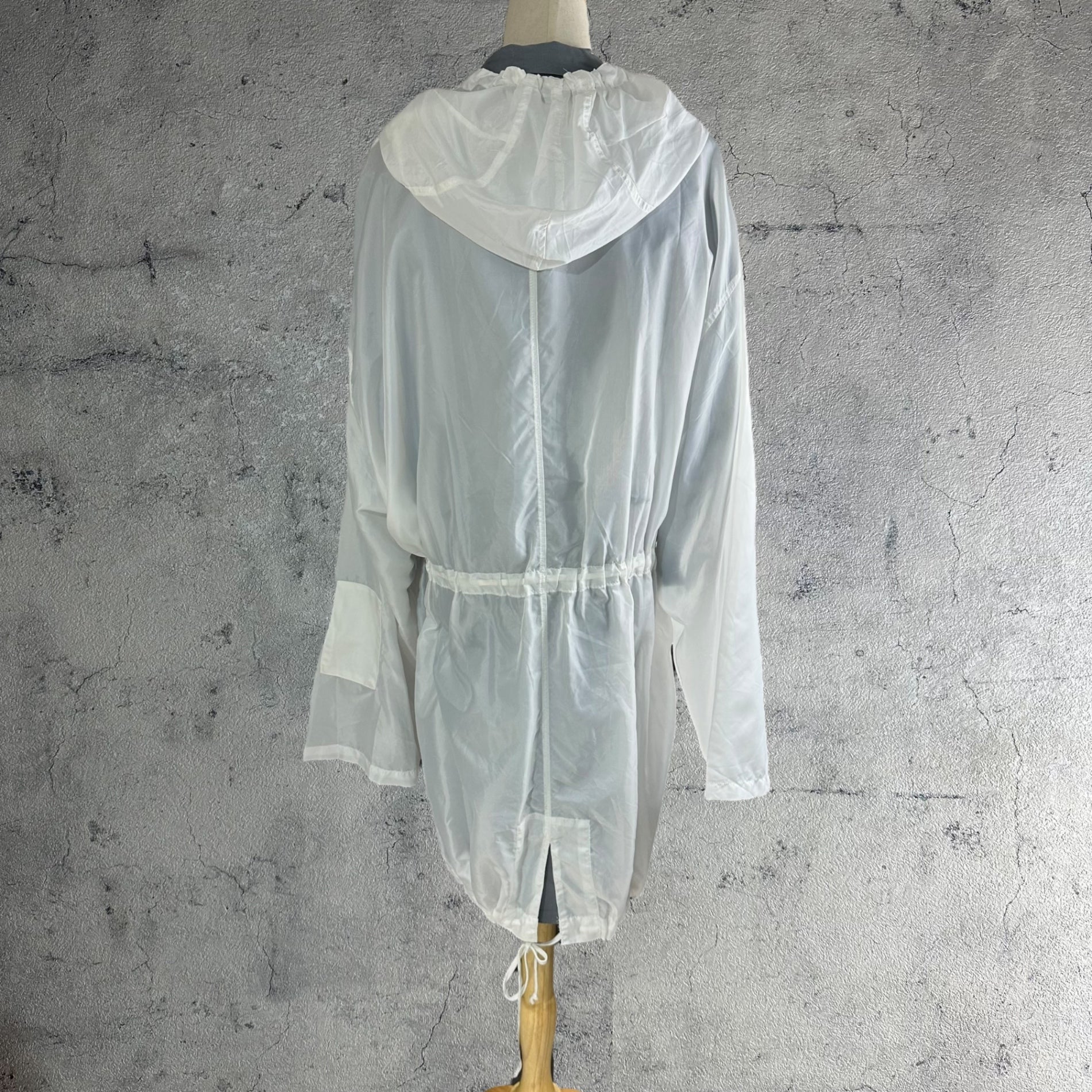 VINTAGE(ヴィンテージ) 80's~ euro イギリス軍 スノーカモパーカー メディカル フードコート  Lサイズ程度 ホワイト