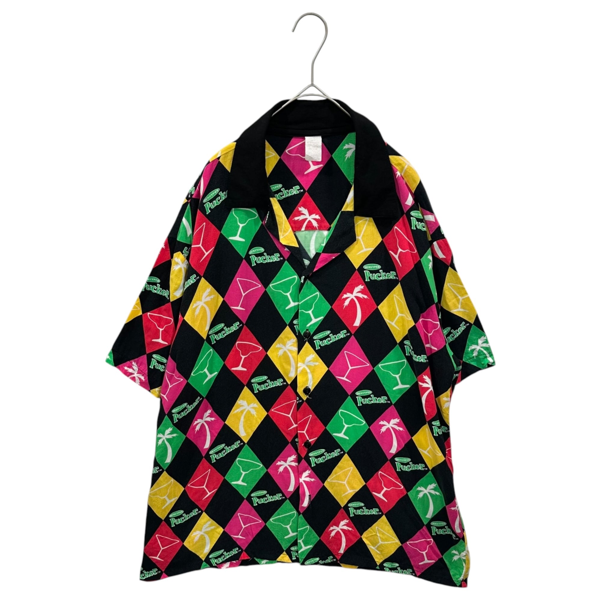 VINTAGE(ヴィンテージ) 1990's Pucker All-Over Print Hawaiian Shirt 総柄 ハワイアン シャツ XL マルチカラー