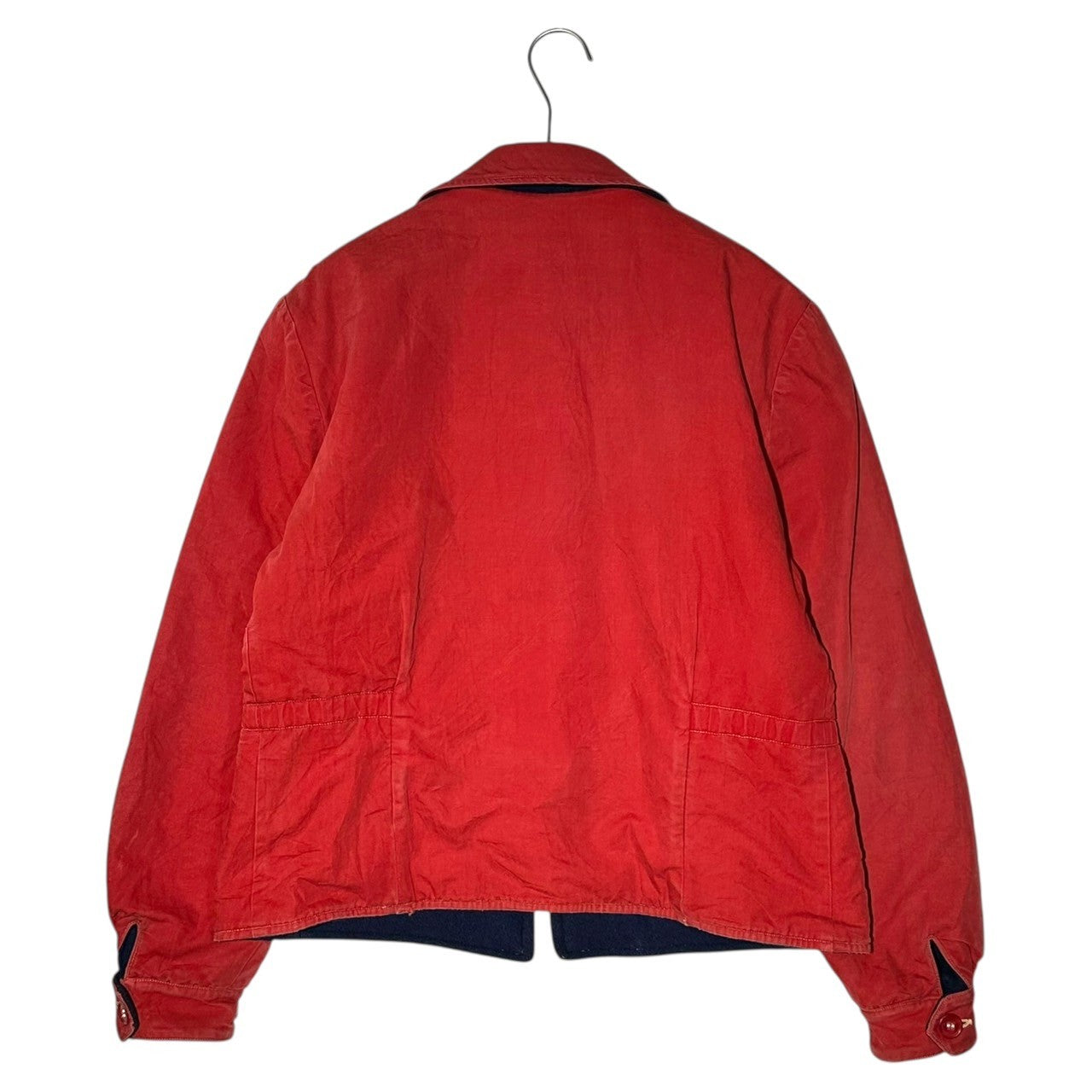 VINTAGE(ヴィンテージ) 70's~80's TALON ZIP Vintage Reversible Wool Swing Top ヴィンテージ リバーシブル ウール スイング トップ 表記無(S程度) ネイビー×レッド ジャケット ブルゾン 古着