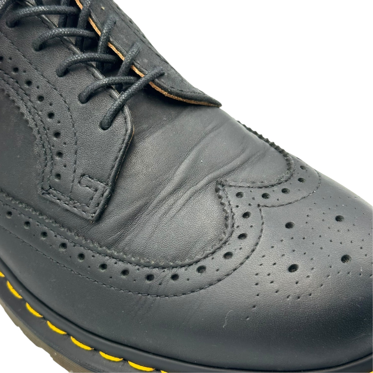 DR.MARTENS(ドクターマーチン) Brogue Shoe / Wingtip Oxford ブローグ シューズ ウィングチップ 11845 27cm ブラック レザー シューズ 革靴