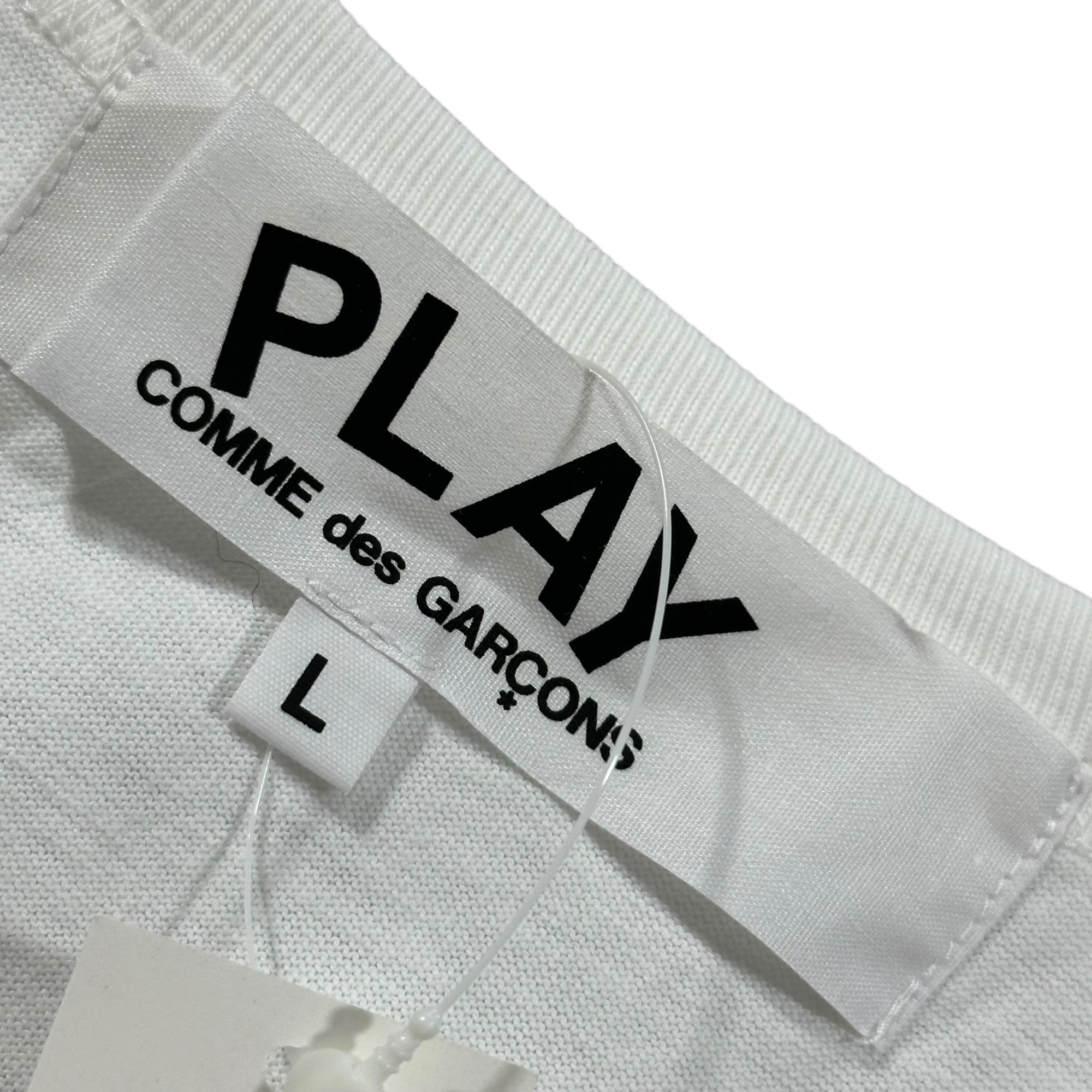 PLAY COMME des GARCONS(プレイコムデギャルソン) 2008 limted Xmas Graphic Tee クリスマス限定 ハート ロゴ グラフィック Tシャツ AB-T002 L ホワイト AD2008