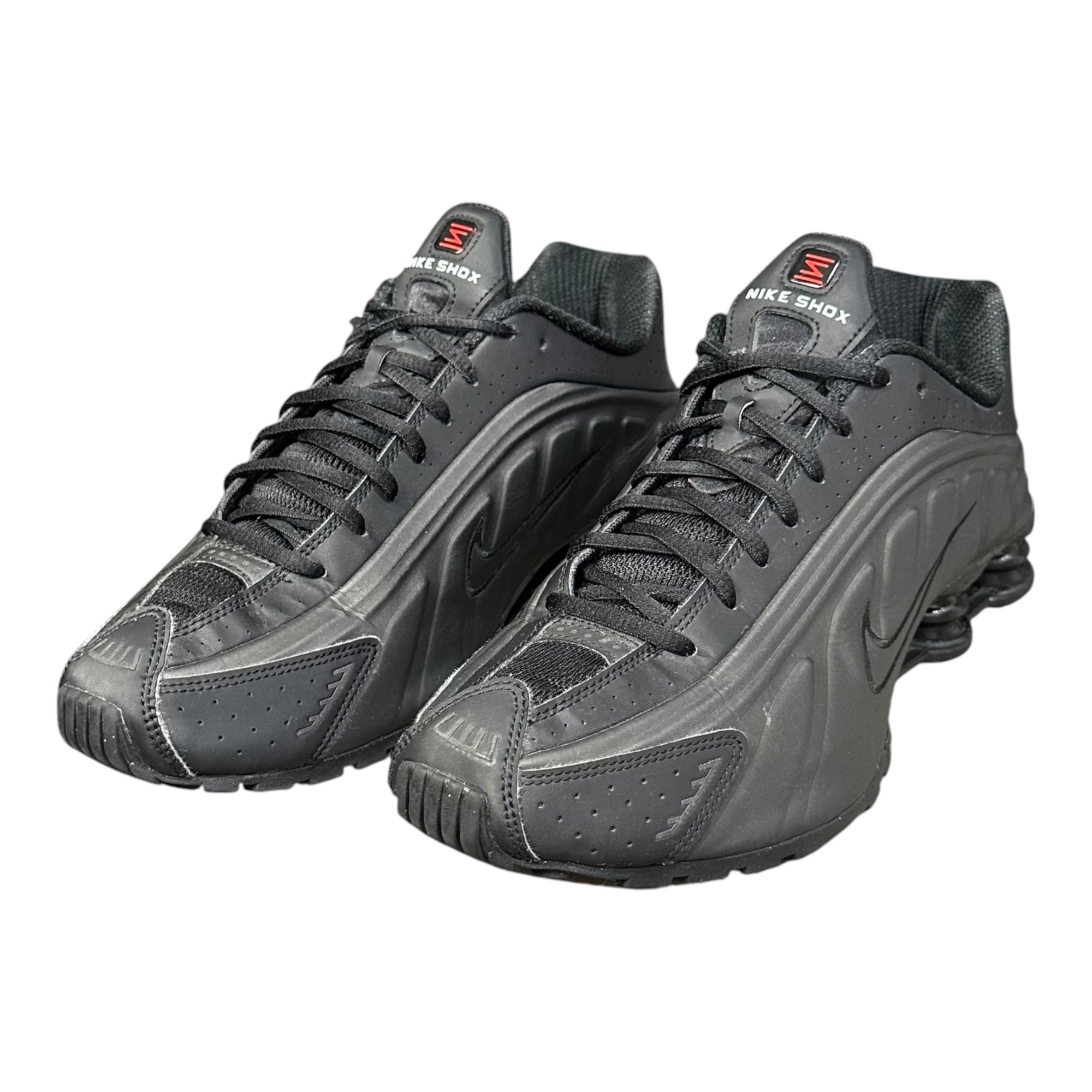 NIKE(ナイキ) Shox R4 "Black/Bright Crimson" ショックス スニーカー HQ1988-001 28.5cm ブラウン