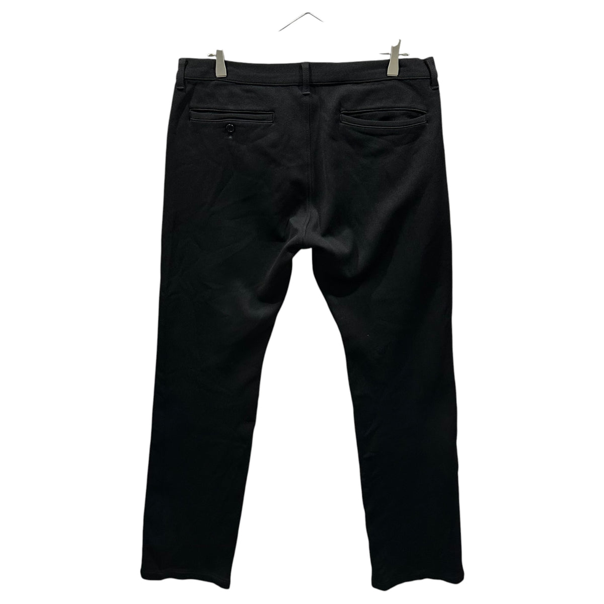 COMME des GARCONS HOMME(コムデギャルソンオム) 2005AW Garment-Dyed Polyester Pants ポリエステル 製品染め ストレート パンツ HP-P003 L ブラック AD2005